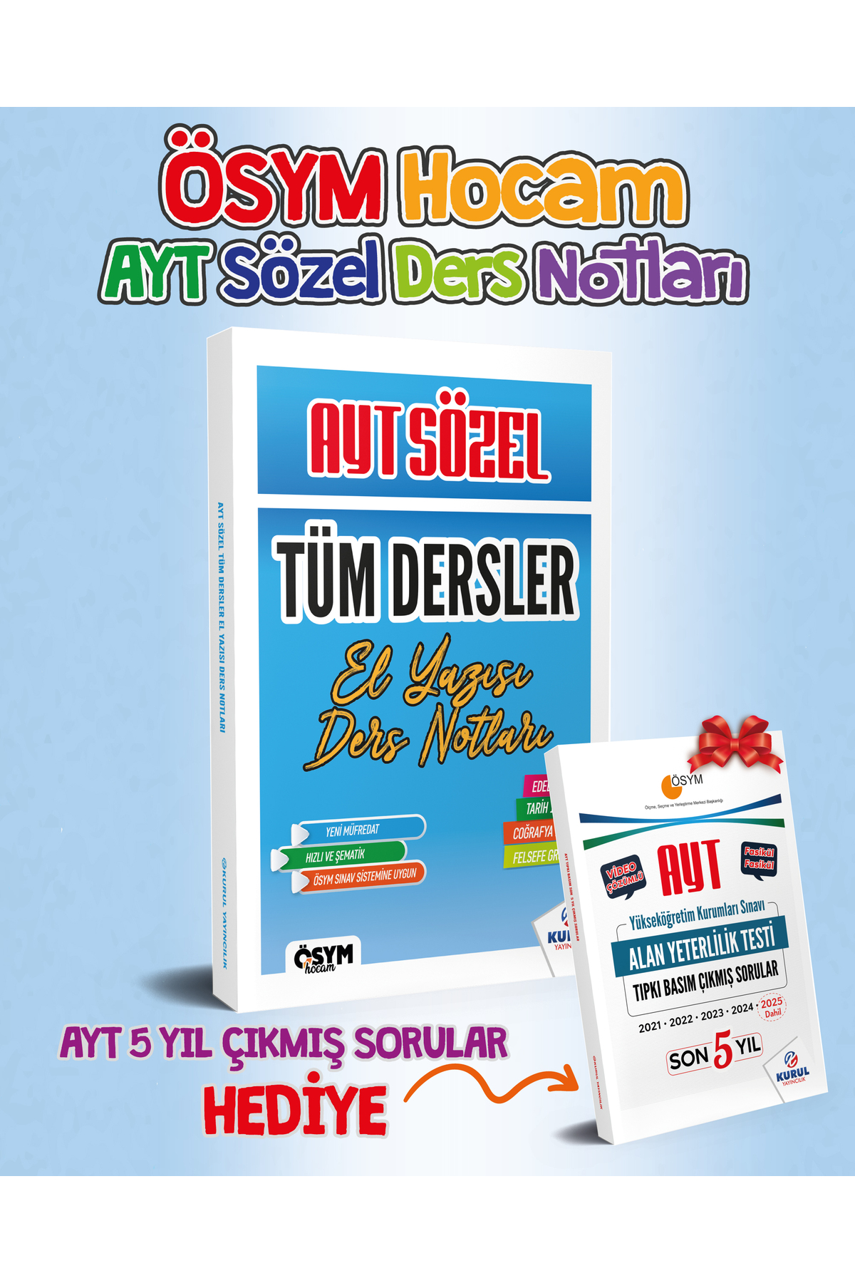 Kurul Yayıncılık 2026 Ayt Sözel Tüm Dersler El Yazısı Ders Notları