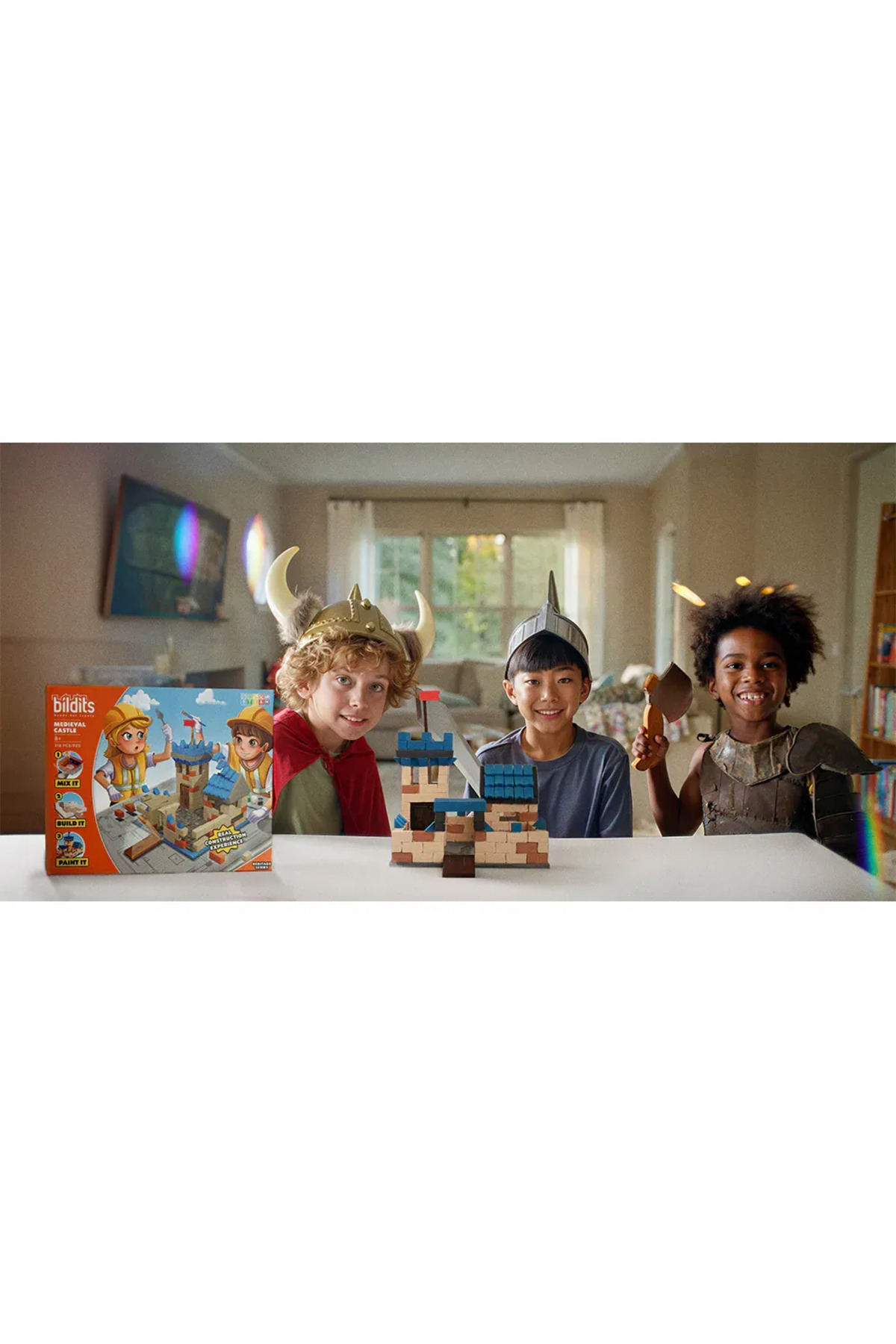 قلعهٔ قرونوسطایی Bildits – کیت ساختوساز آجر سیمانی دستساز