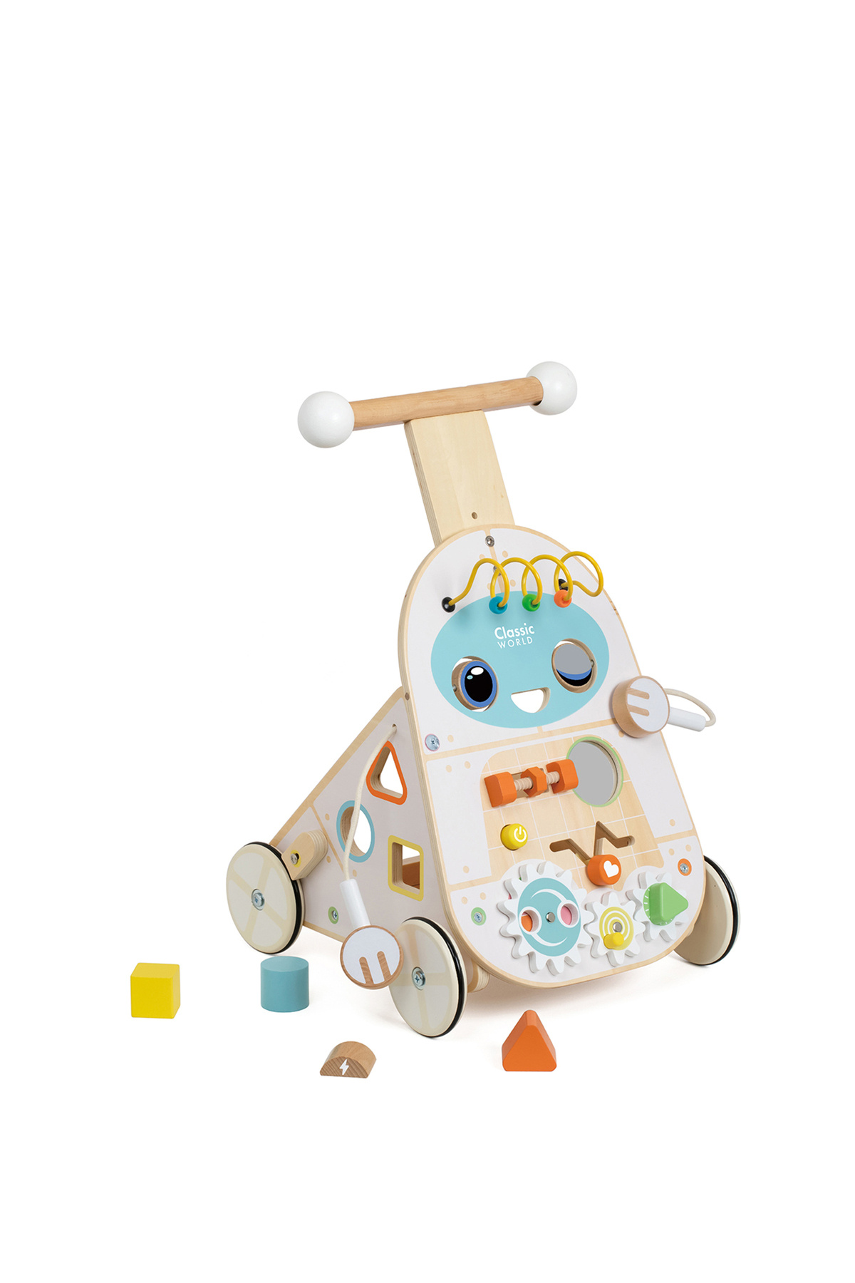 Classic World Robot Ahşap Yürüme Arkadaşı