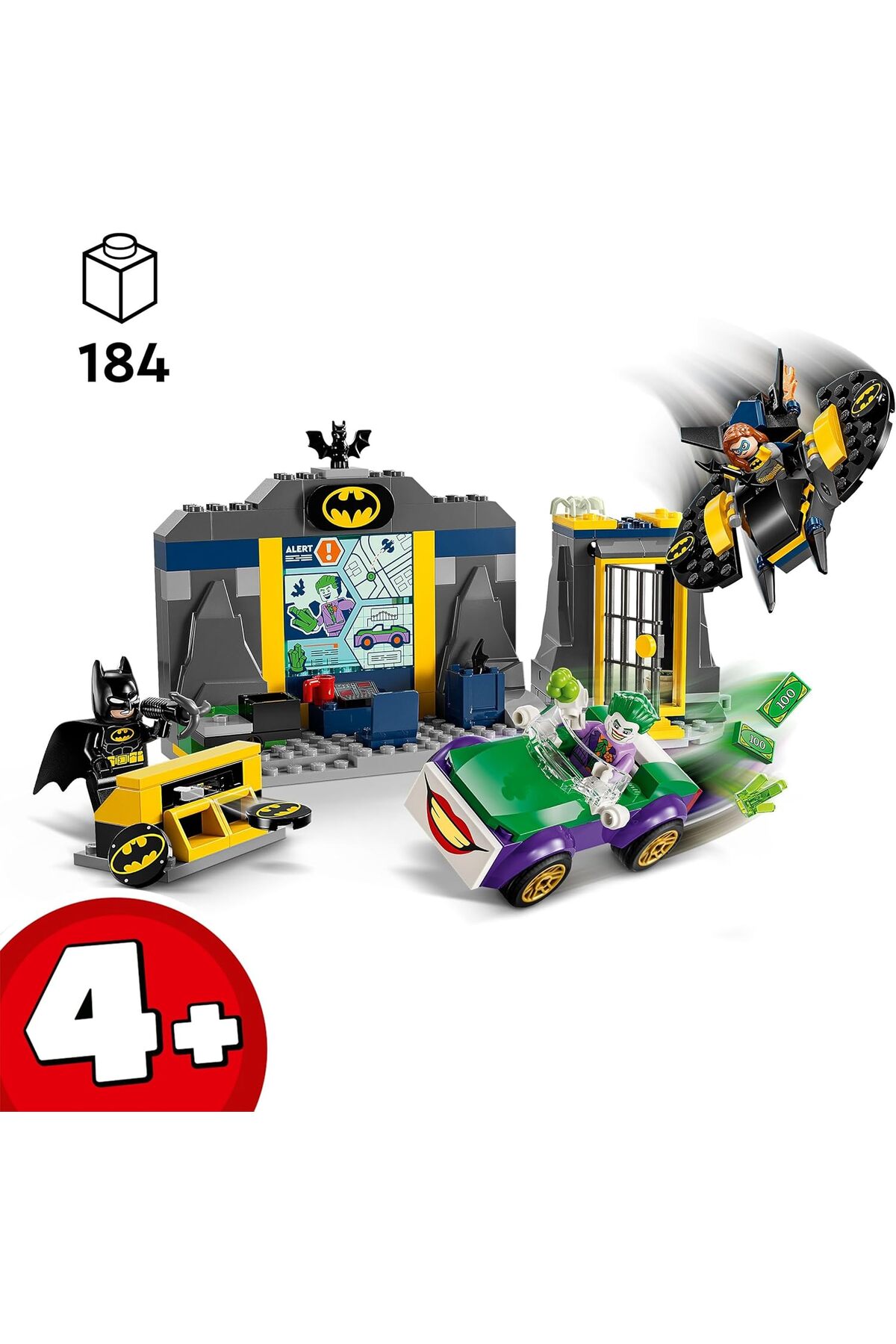 غار شوالیههای DC با بتمن، بتگرل و جوکر (۷۶۲۷۲)