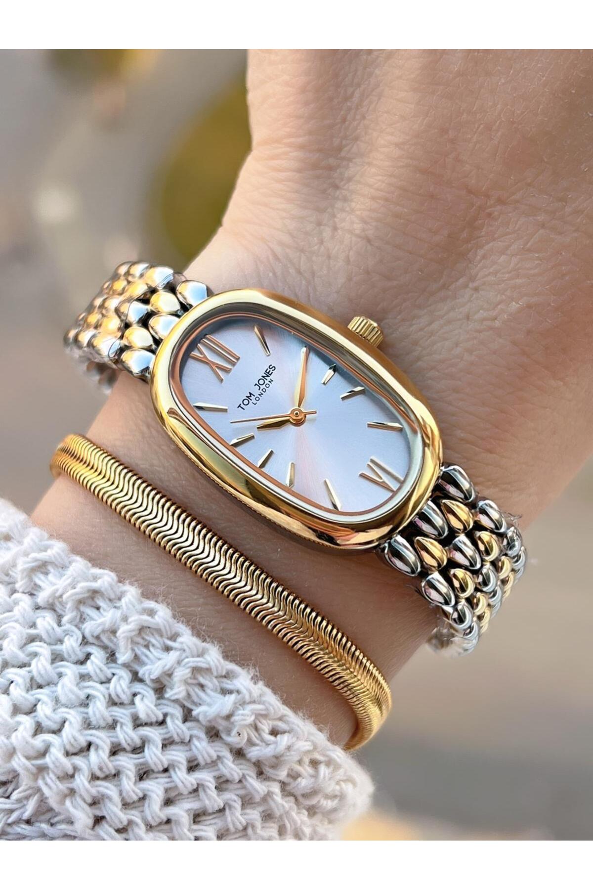 Steel Band Blackening Anti Discard Color 3 Atm Waterproof Women Wrist Watch BTJ.YN10035.4