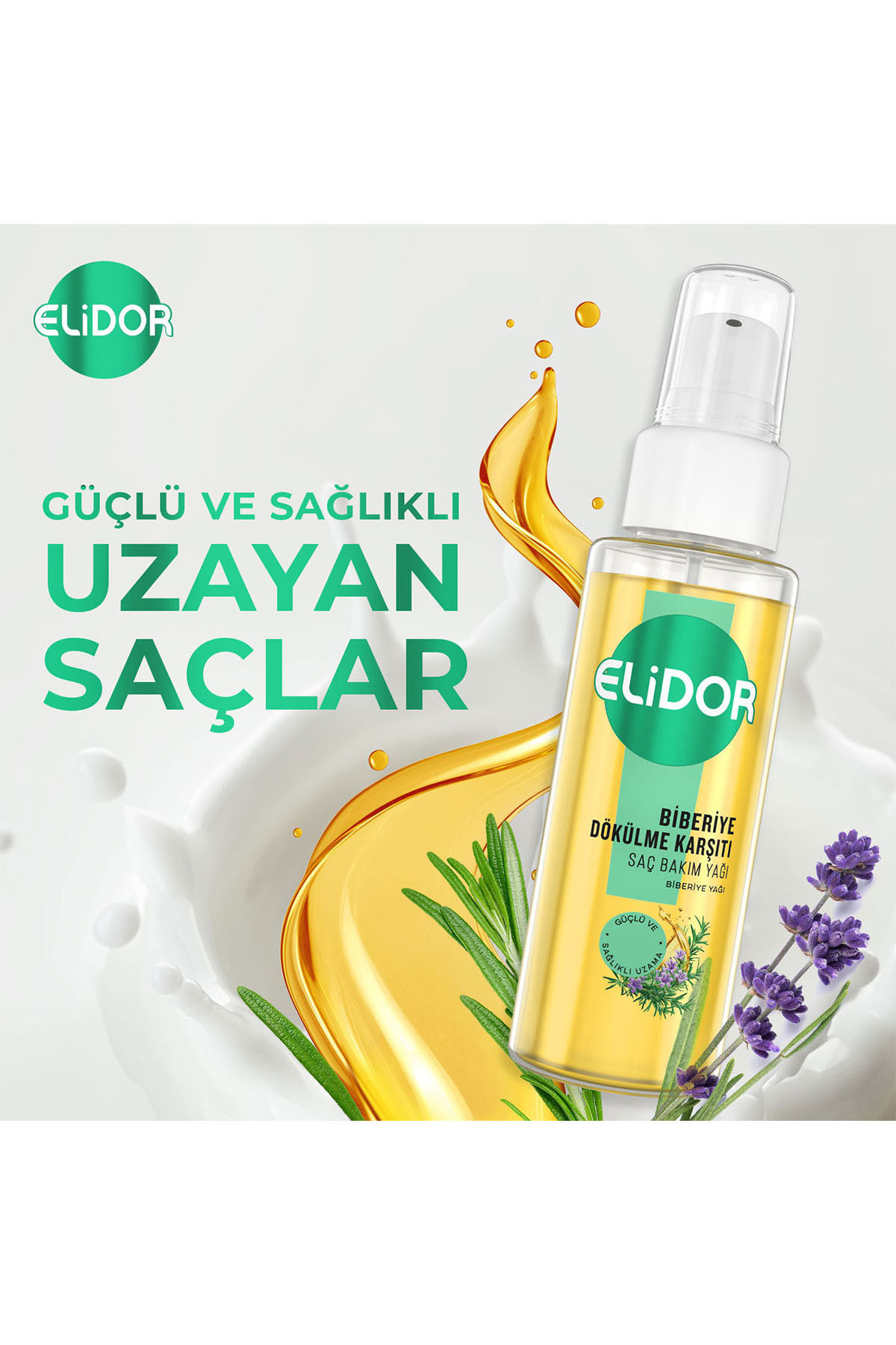 Saç Bakım Yağı Biberiye Dökülme Karşıtı 80 ml x2 — SET.UNİ.10343 — تصویر 3 از 7