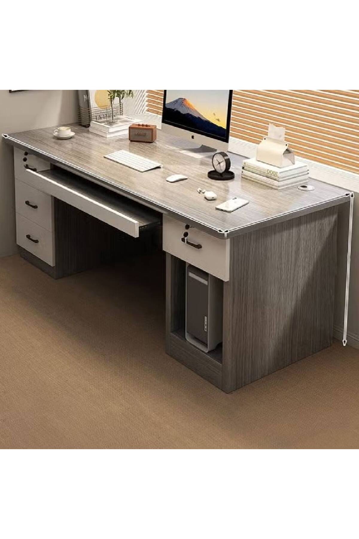 NKX Computer and Multifunction Table Home Office Workstation 140 CM ...