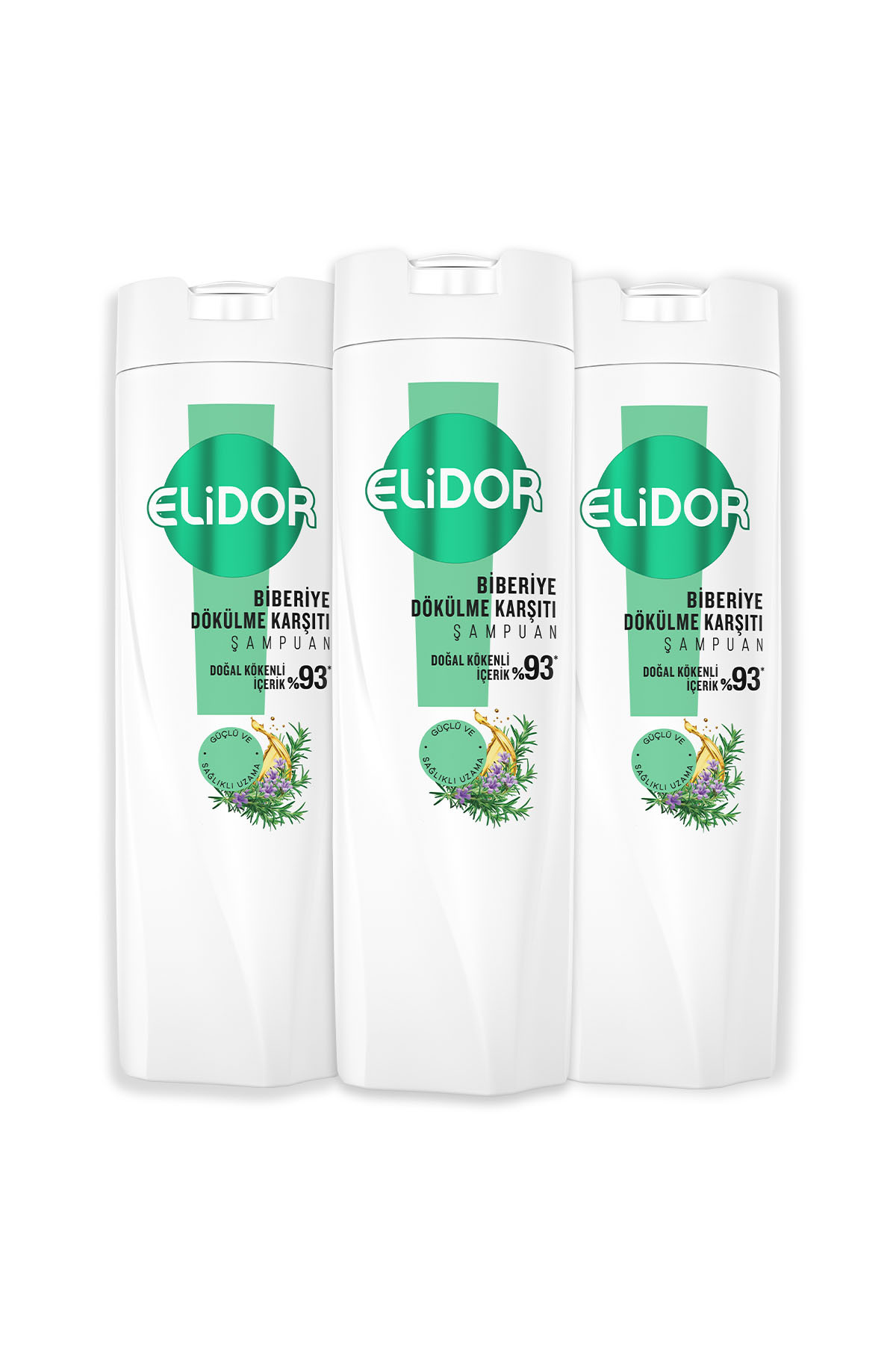 Şampuan Biberiye Dökülme Karşıtı 400 ml x3 — SET.UNİ.10341 — تصویر 3 از 8