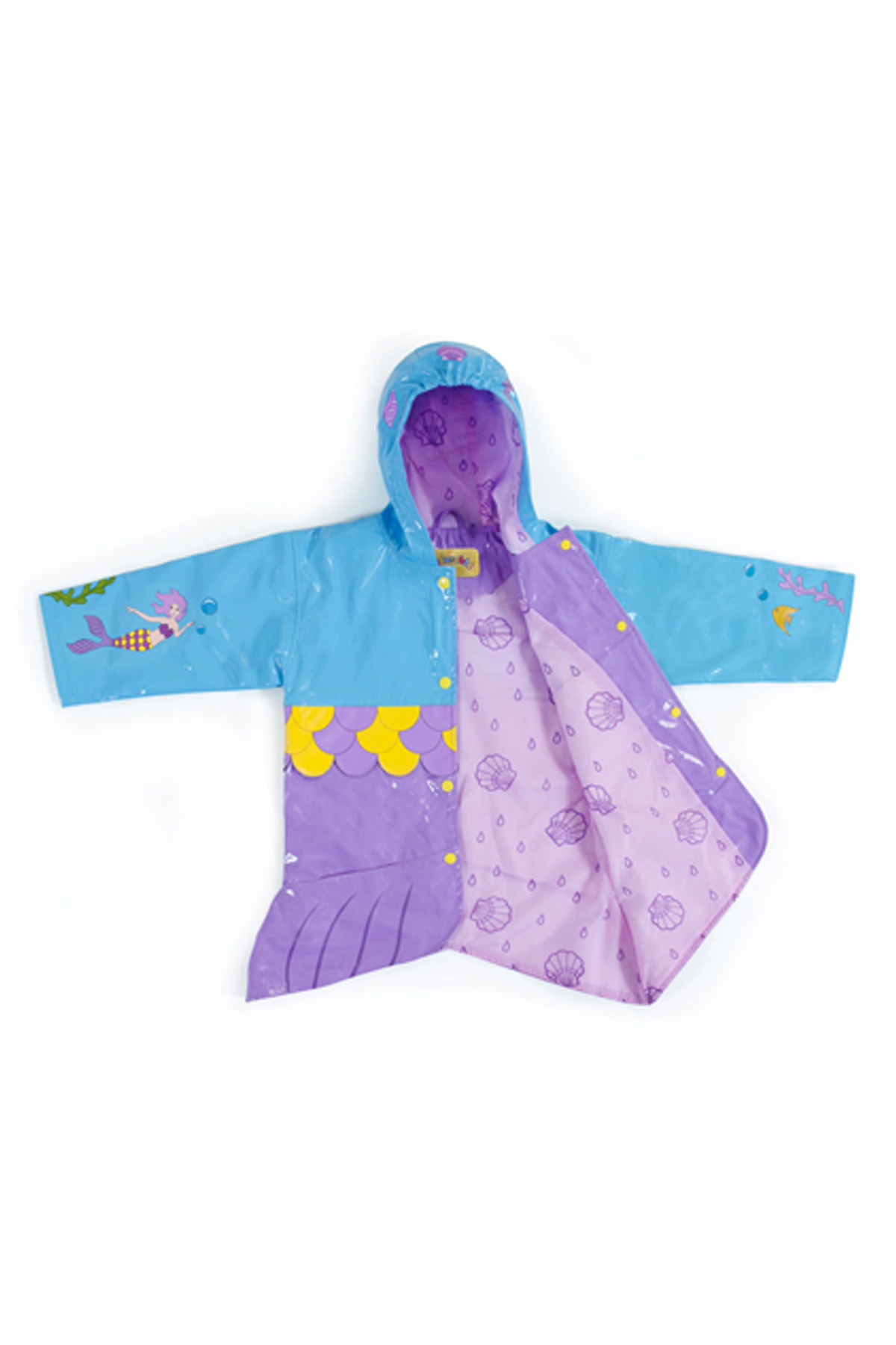 Panço Kidorable Kız Bebek Deniz Kızı Yağmurluk fotoğrafı 2 (önizleme)