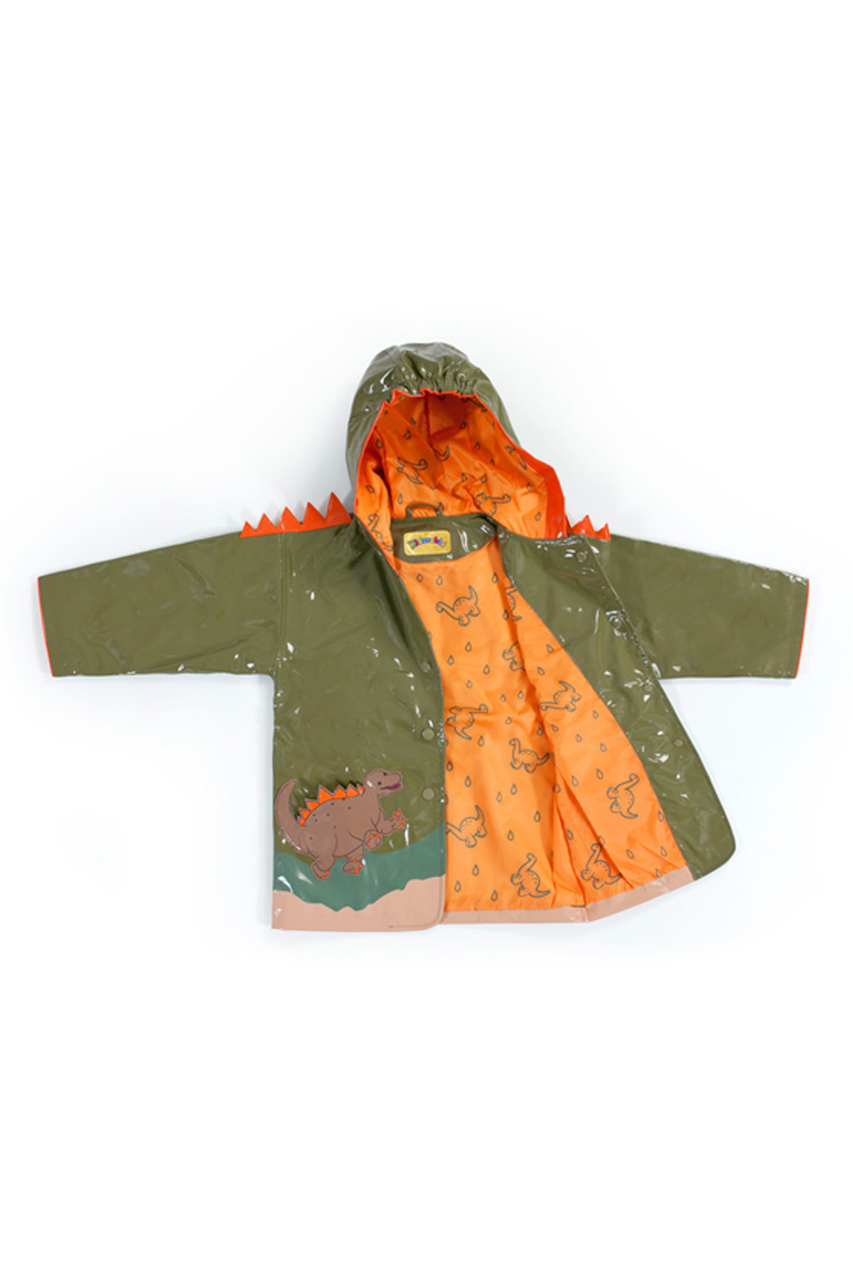 Panço Kidorable Erkek Bebek Dinozor Yağmurluk fotoğrafı 4 (önizleme)