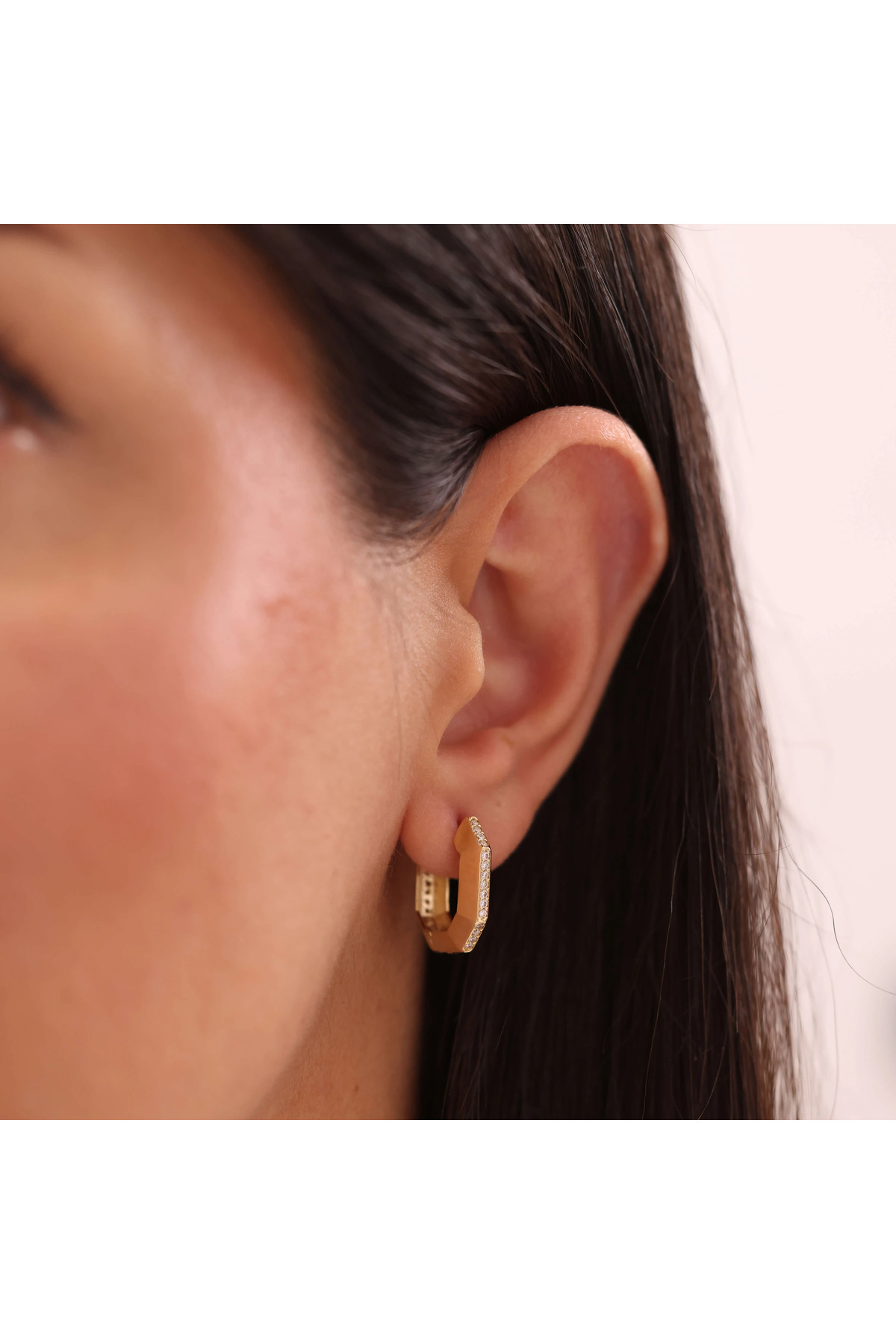 NİSERAJEWELLERY Nisera Elegance Altın Küpe