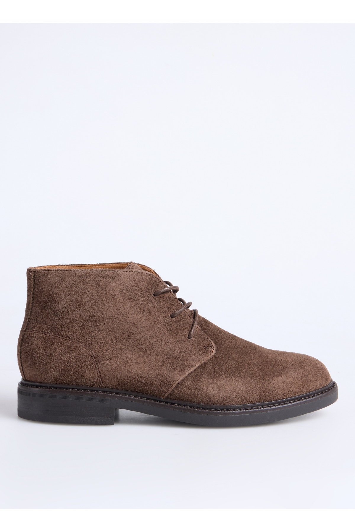 رالف لورن چکمه مردانه قهوه‌ای تیره ASHER CHUKKA-BOOTS-MID CUT BOOT