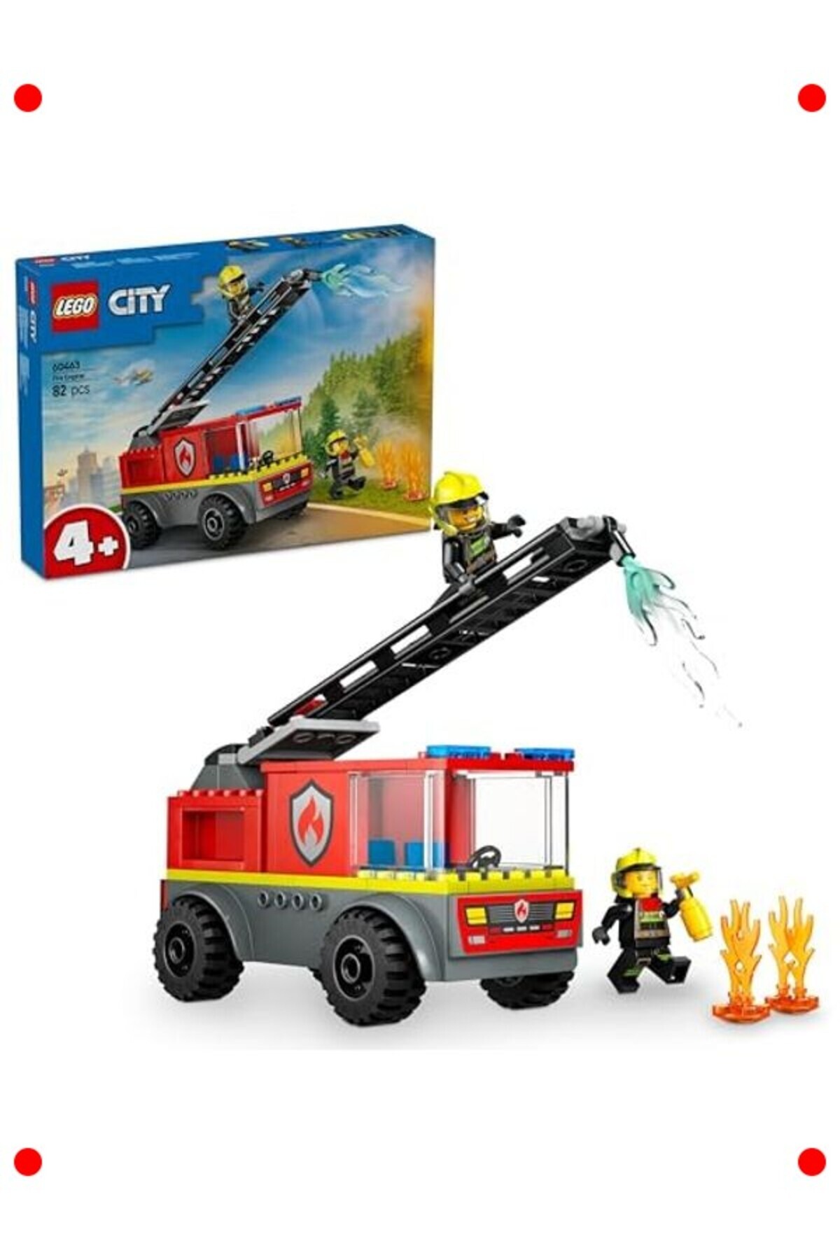 مجموعه ساخت ماشین آتش‌نشانی با نردبان