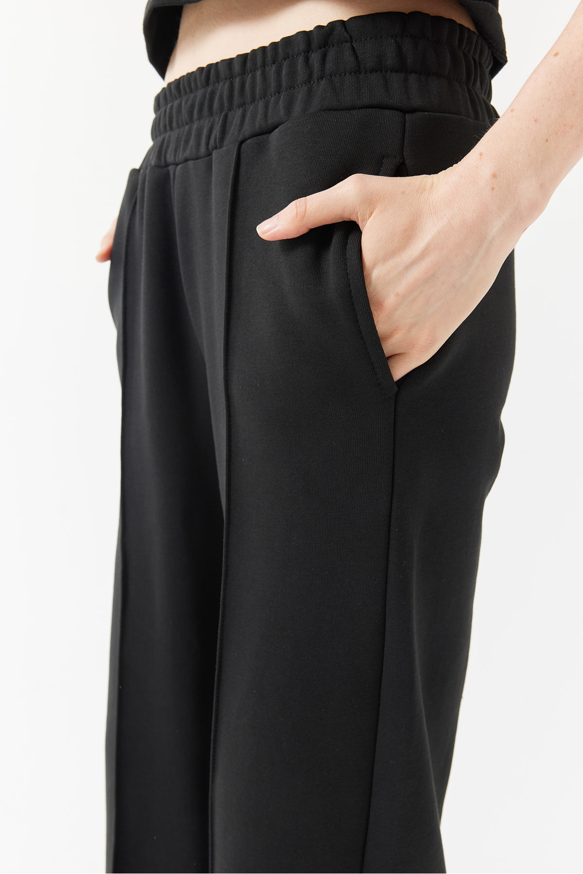 PAULMARK  Kadın Dikiş Detaylı Sweat Pantolon - Görsel 6