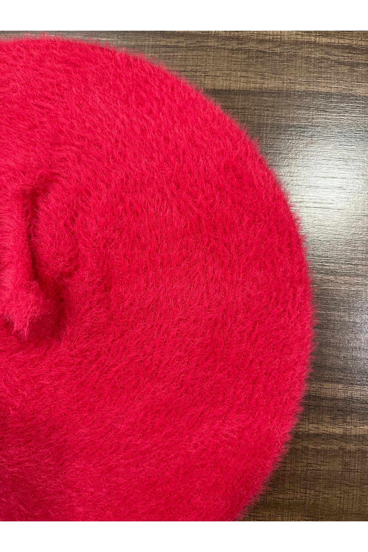 Butik Kadın Fransız Model Ressam Beresi, Akrilik Yumuşak Tüylü Kışlık Beret Şapka görsel 2