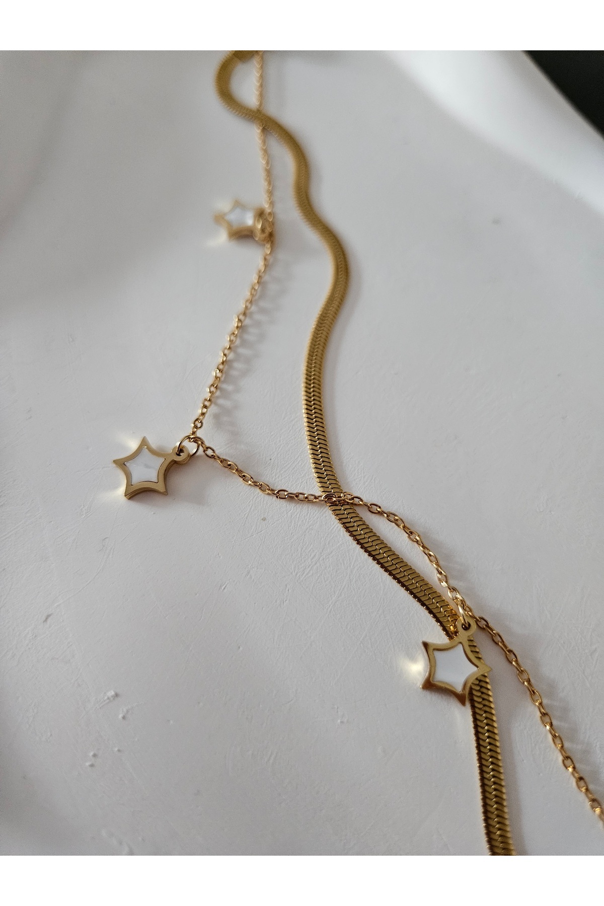 staınless steel Yıldızlı çelik halhal