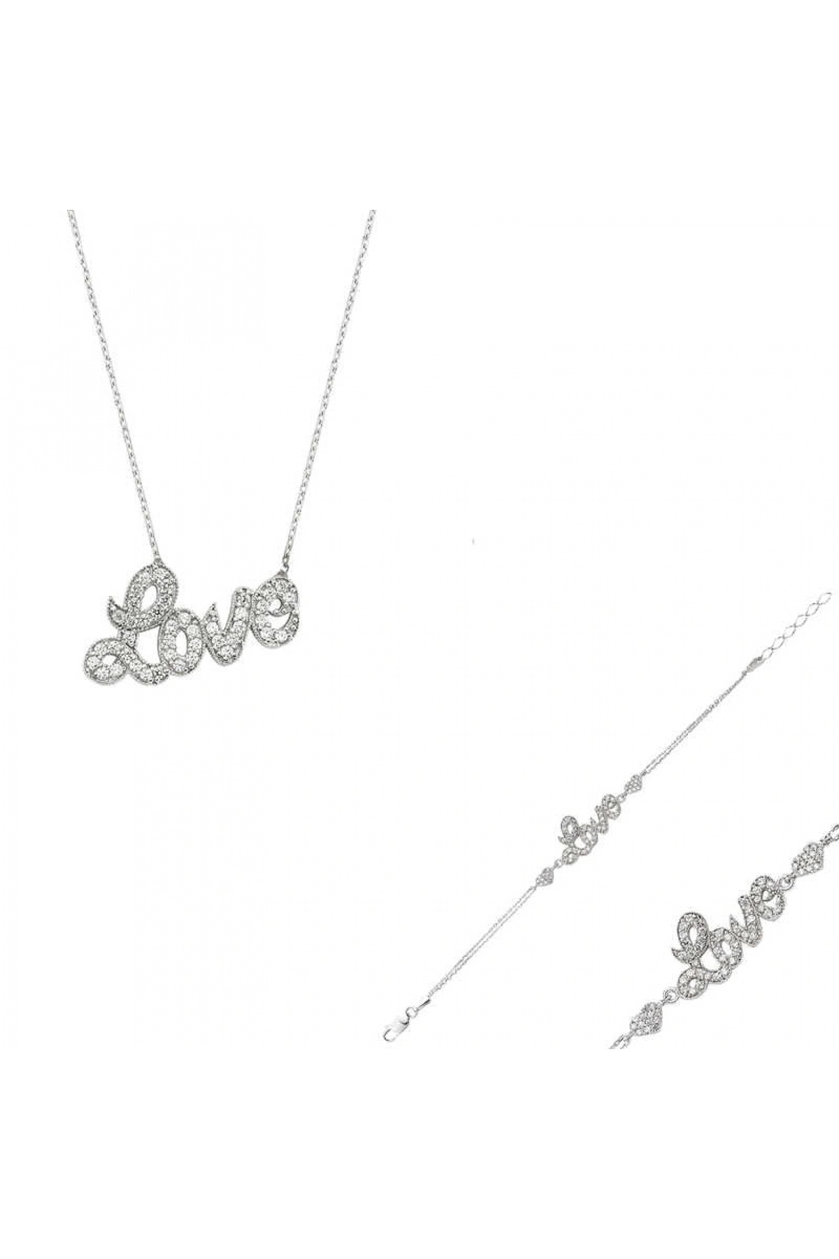 byhodi 925 Ayar Gümüş Love Set ST2610060 (599599)