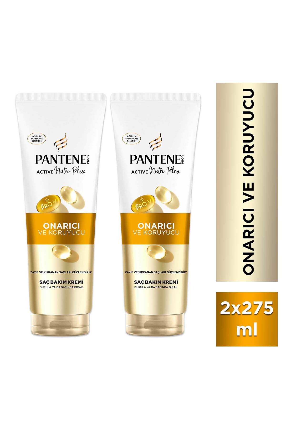 Pantene Onarıcı & Koruyucu Saç Kremi 275ml x 2 Adet — 8681002998643
