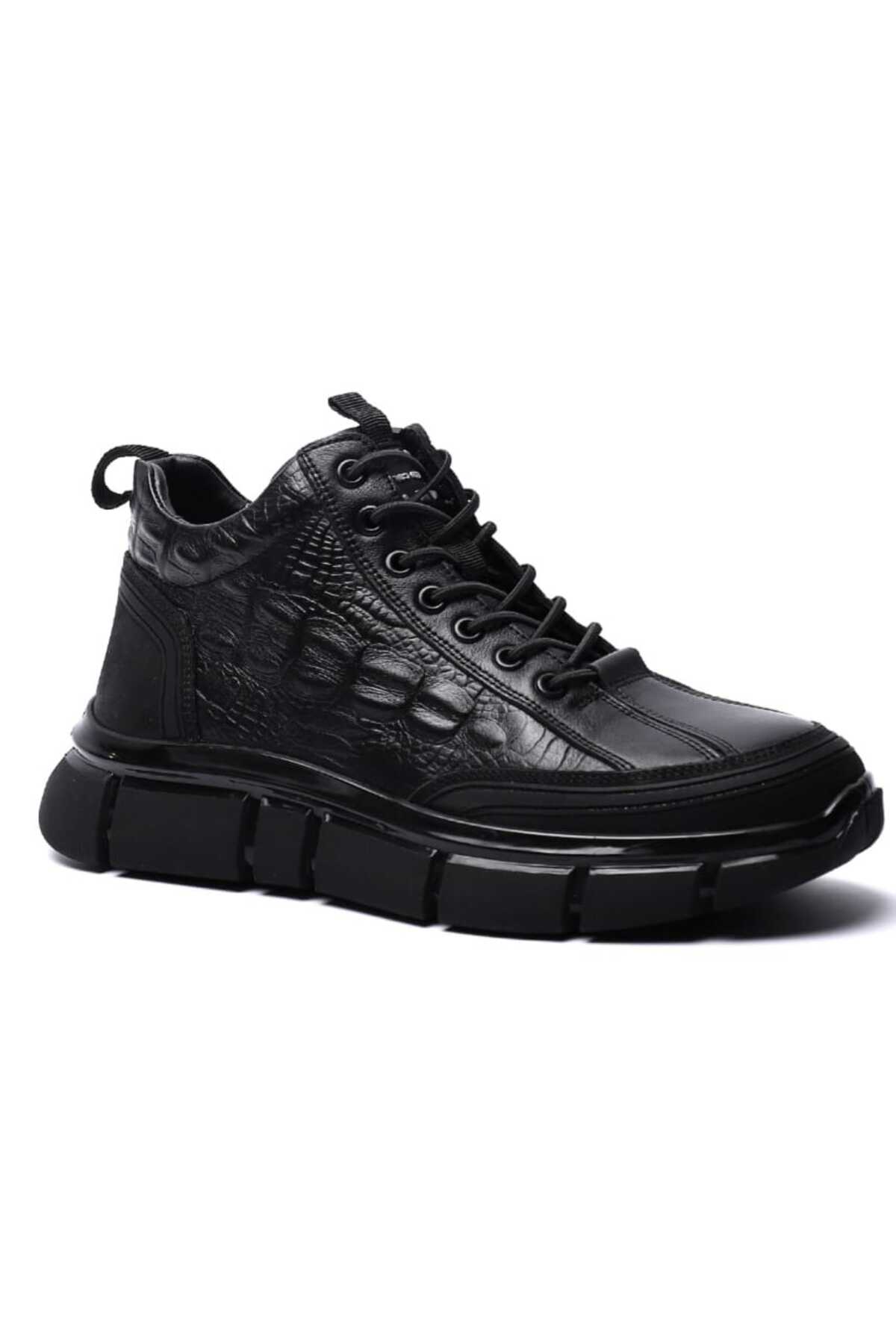 پیر کاردین بوت مردانه زمستانی مشکی ۱۱۰۲۲۵۰۳