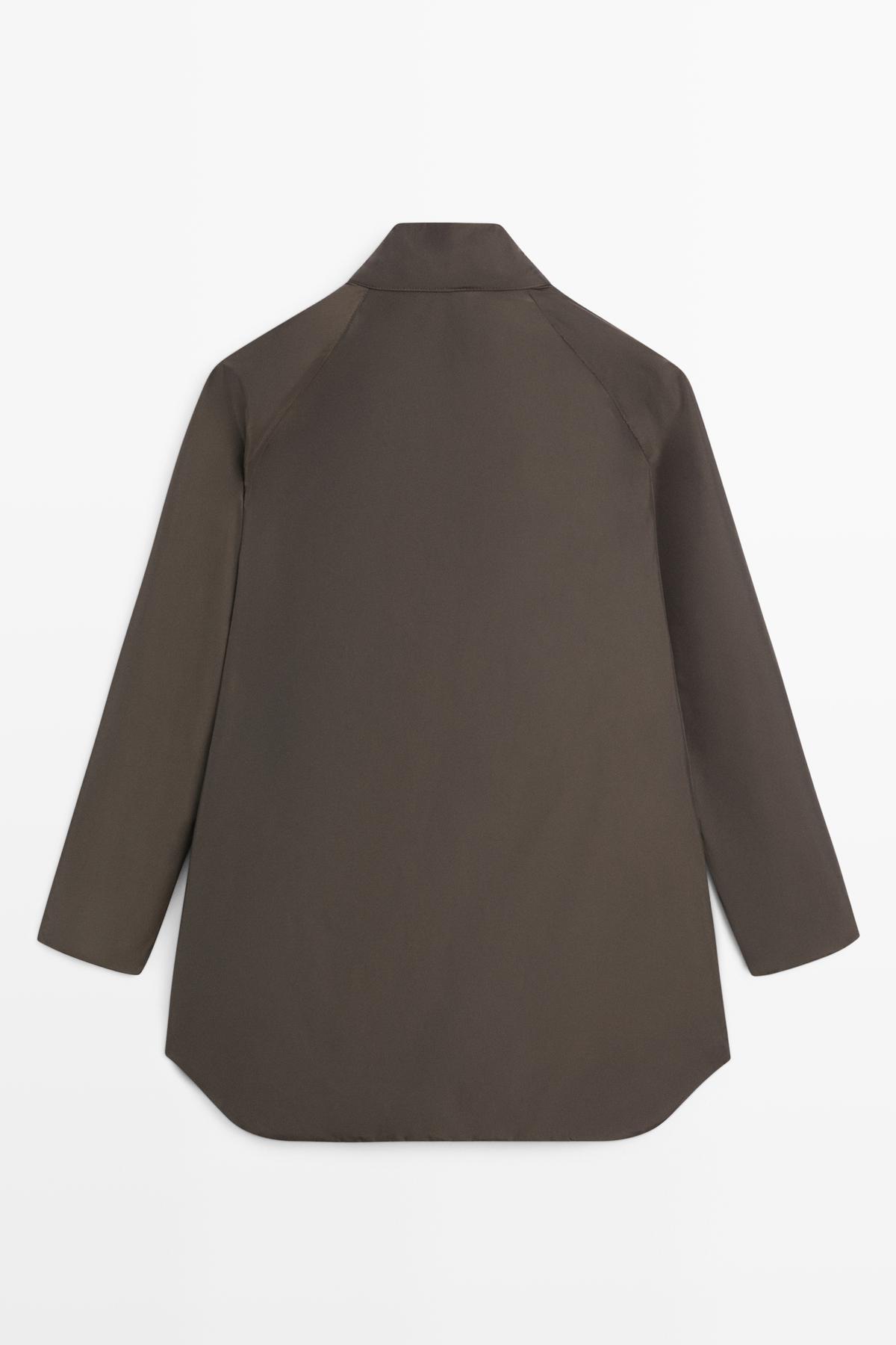 Massimo Dutti  Uzun şişme mont - Görsel 8