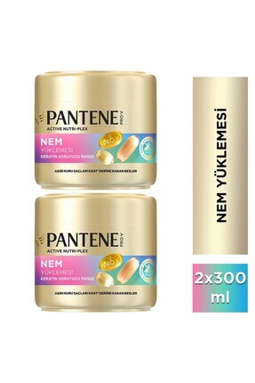 Pantene Nem Maskesi Keratin Koruyucu 300ml Çok Kuru Saçlar İçin x 2 Adet