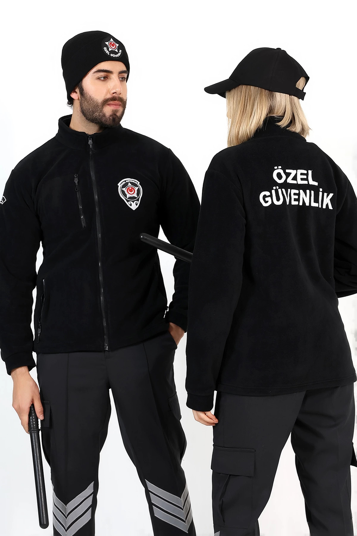 Bilenn Tekstil Güvenlik Polar Mont - Siyah