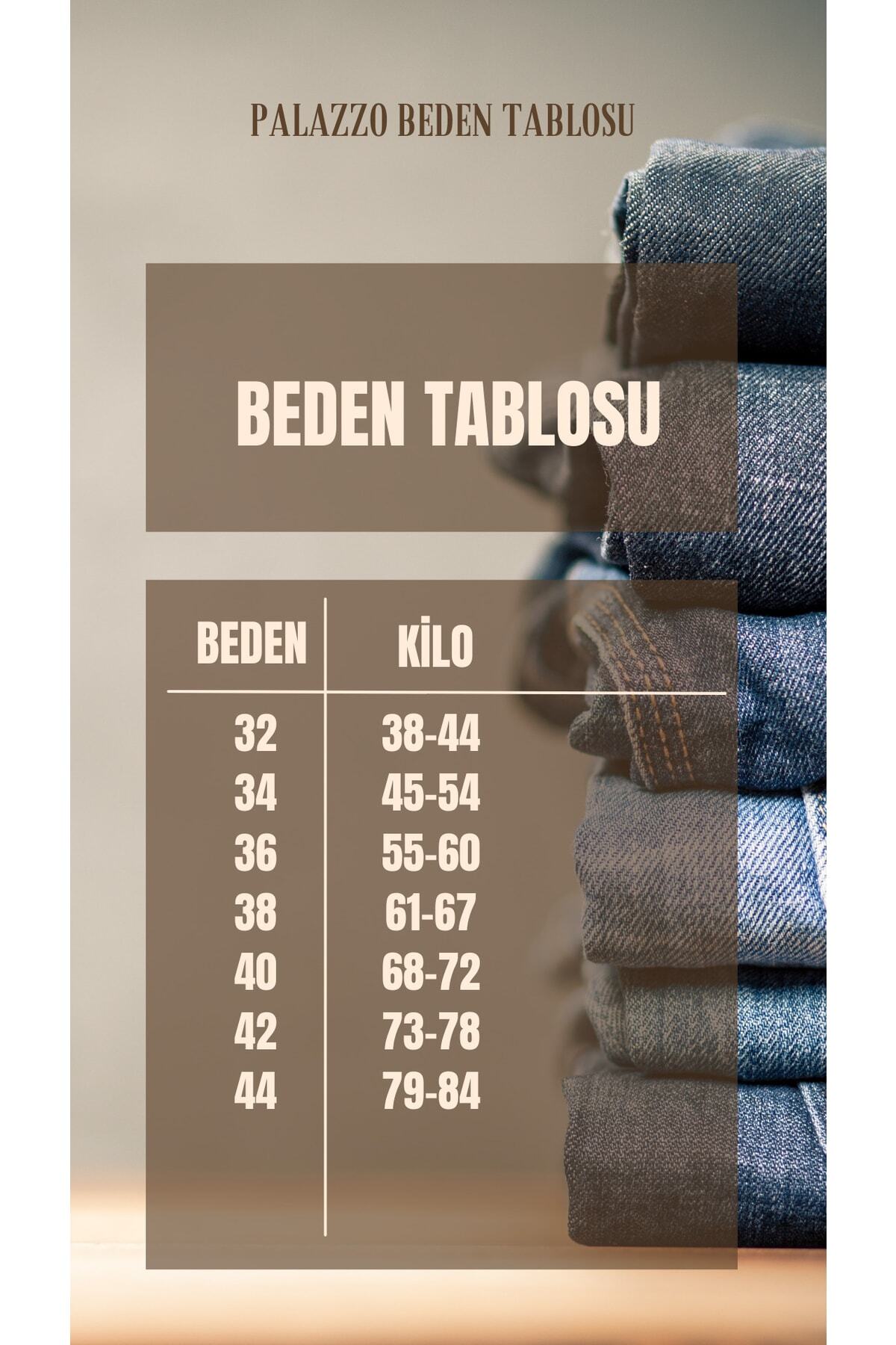 BİENAL BUTİK  SAMATA Kadın Ikon 90's Koyu Mavi Lacivert Süper Extra Yüksek Bel Palazzo Salaş Jean Pantolon - Görsel 4