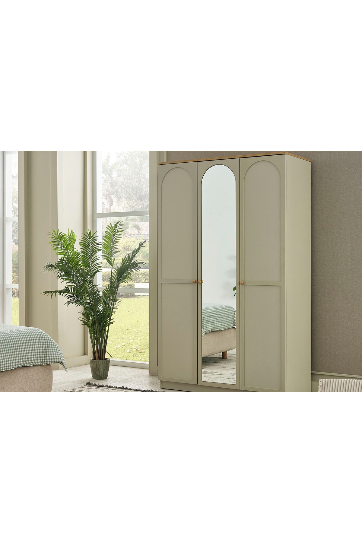 Vivense Capra Bohem Genç Odası Gardırobu, 3 Kapaklı fotoğrafı 2 (önizleme)