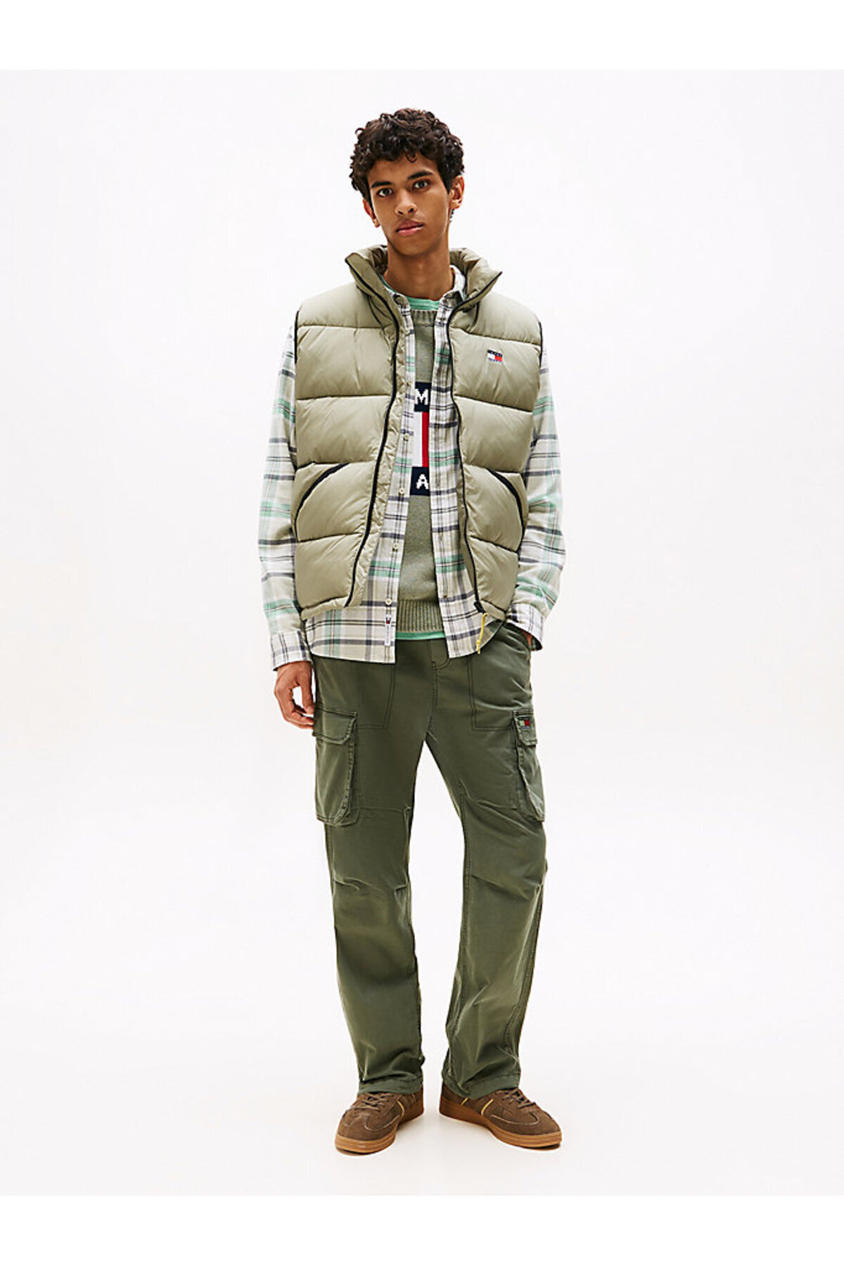 تامی هیلفیگر شلوار جین مردانه سبز