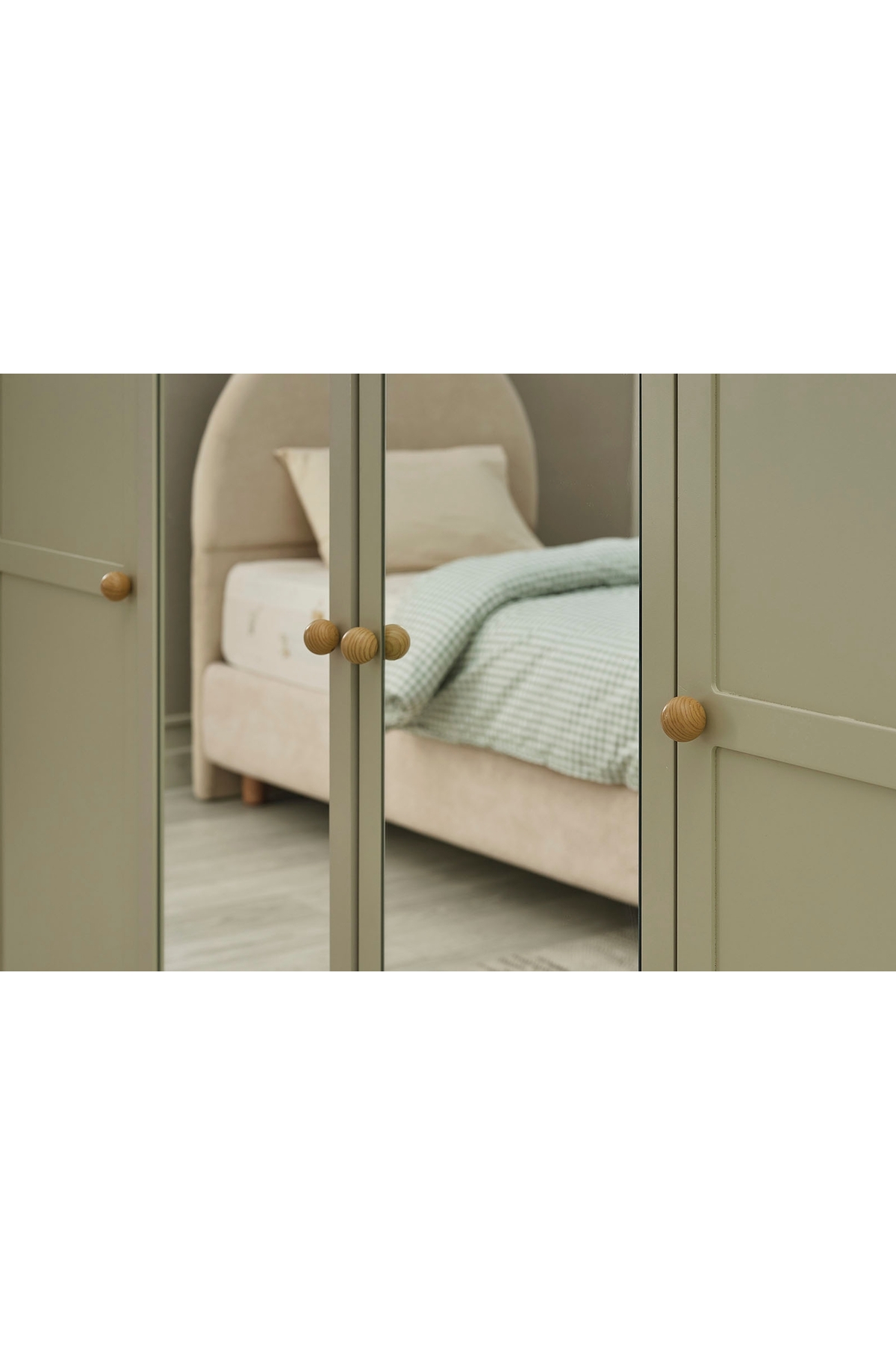 Vivense Capra Bohem Genç Odası Gardırobu, 4 Kapaklı fotoğrafı 3 (önizleme)