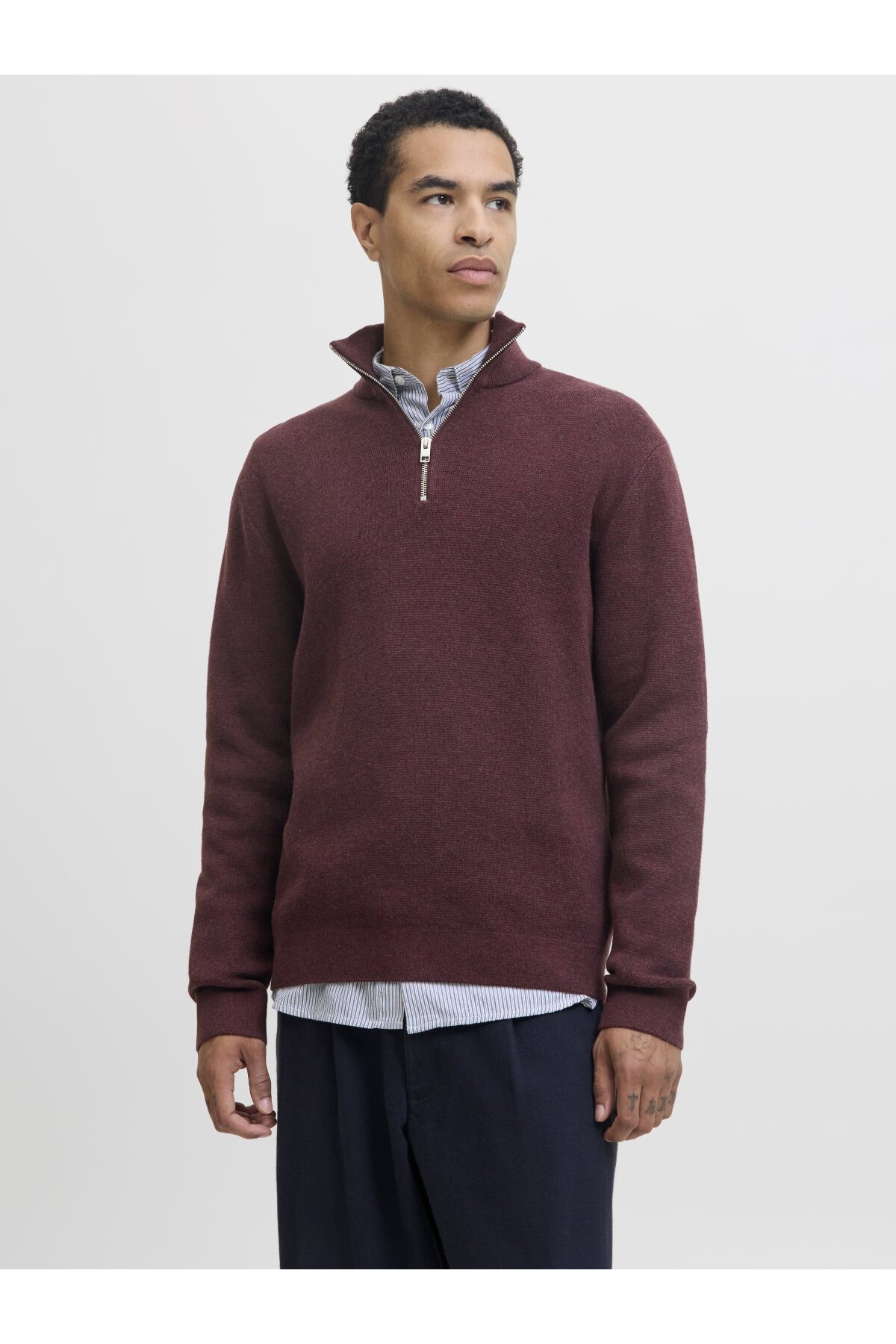 پلیور مردانه راسته آستین بلند | جک اند جونز Jack & Jones 12259664 - تصویر 2