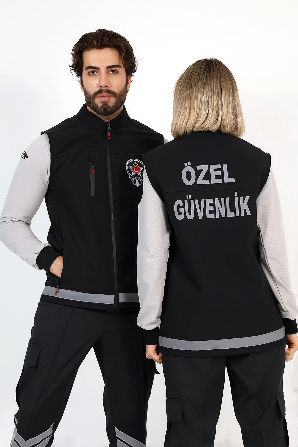 Bilen tekstil Güvenlik Soft Shell Yelek