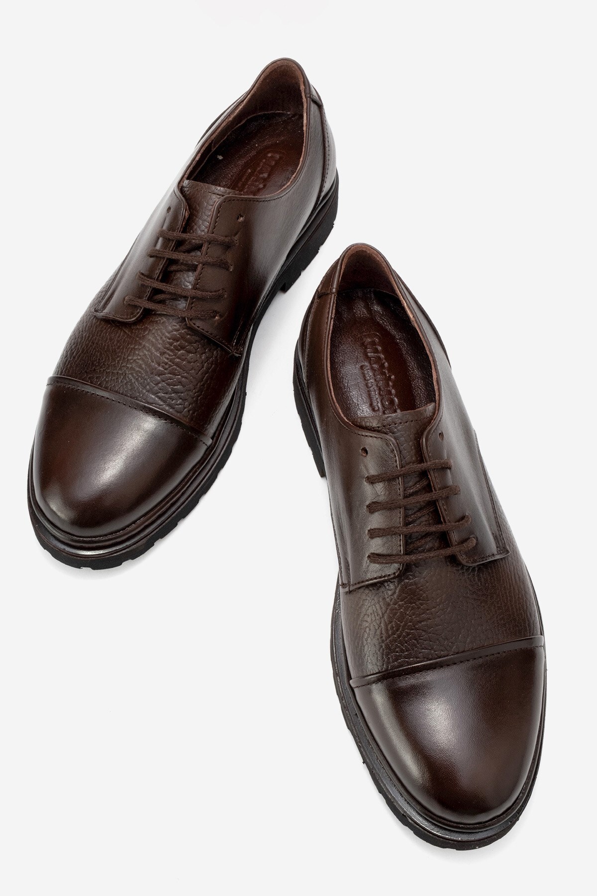 depderi  Hakiki Deri, İtalyan Tasarım, İç Dış Deri Erkek Klasik Ayakkabı - Görsel 5