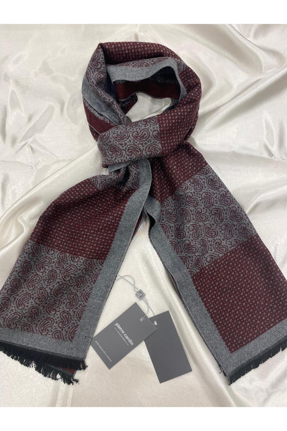 پیر کاردین روسری طرح‌دار پارچه‌ای بافته‌شده