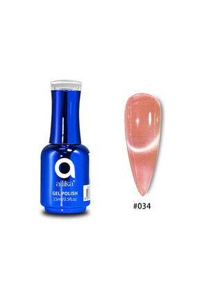 Ailika Premium Kedi Gözü Cateye Kalıcı Oje 15ml 034