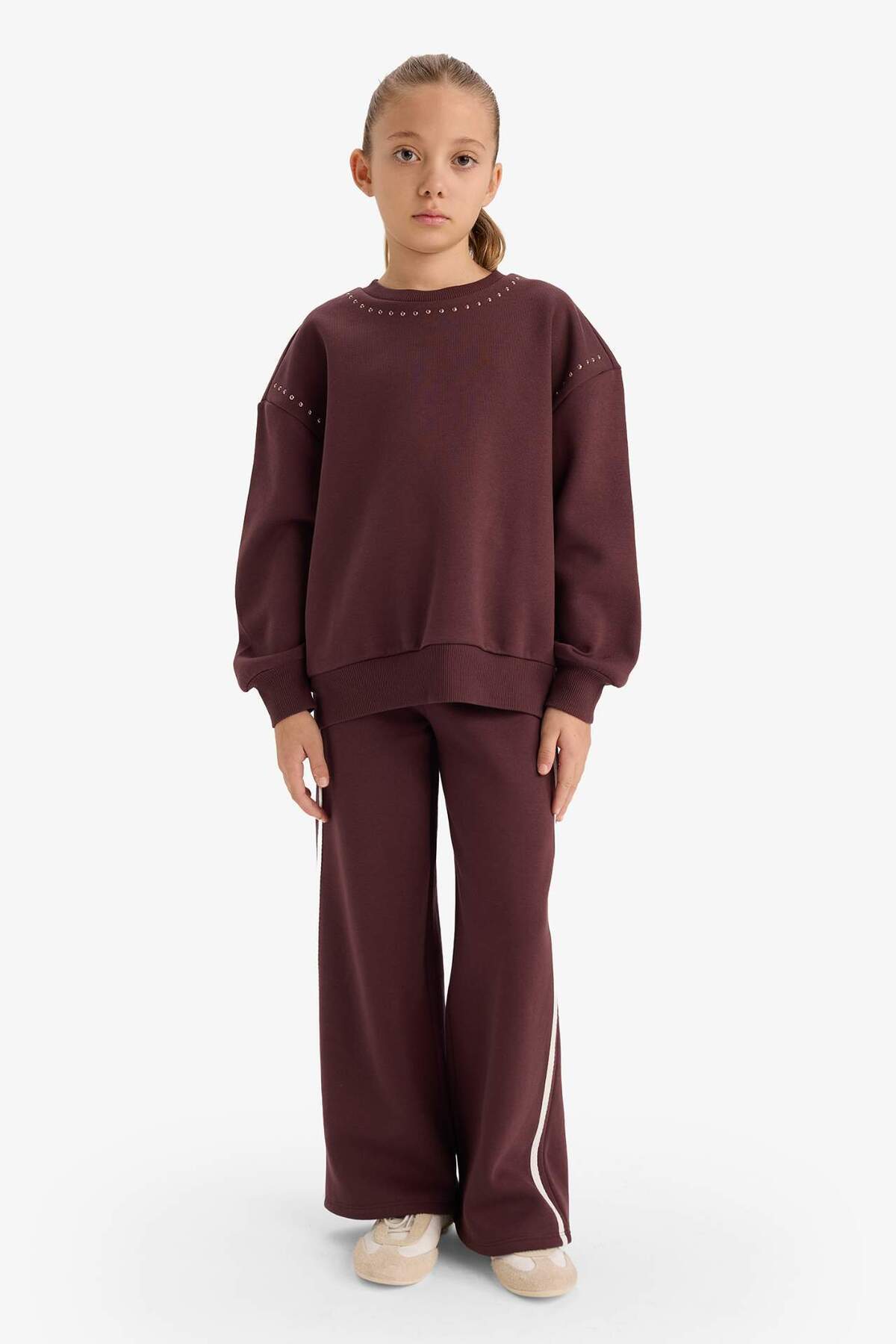 DeFacto Girl's Wide Leg Wide Leg Sweatpants G6277A825Wn