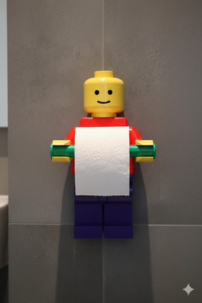 ÖZTÜRK MAKİNE Tuvalet Kağıdı Tutucu Tuvalet Kağıtlığı - Büyük Boy -Lego Adam ...