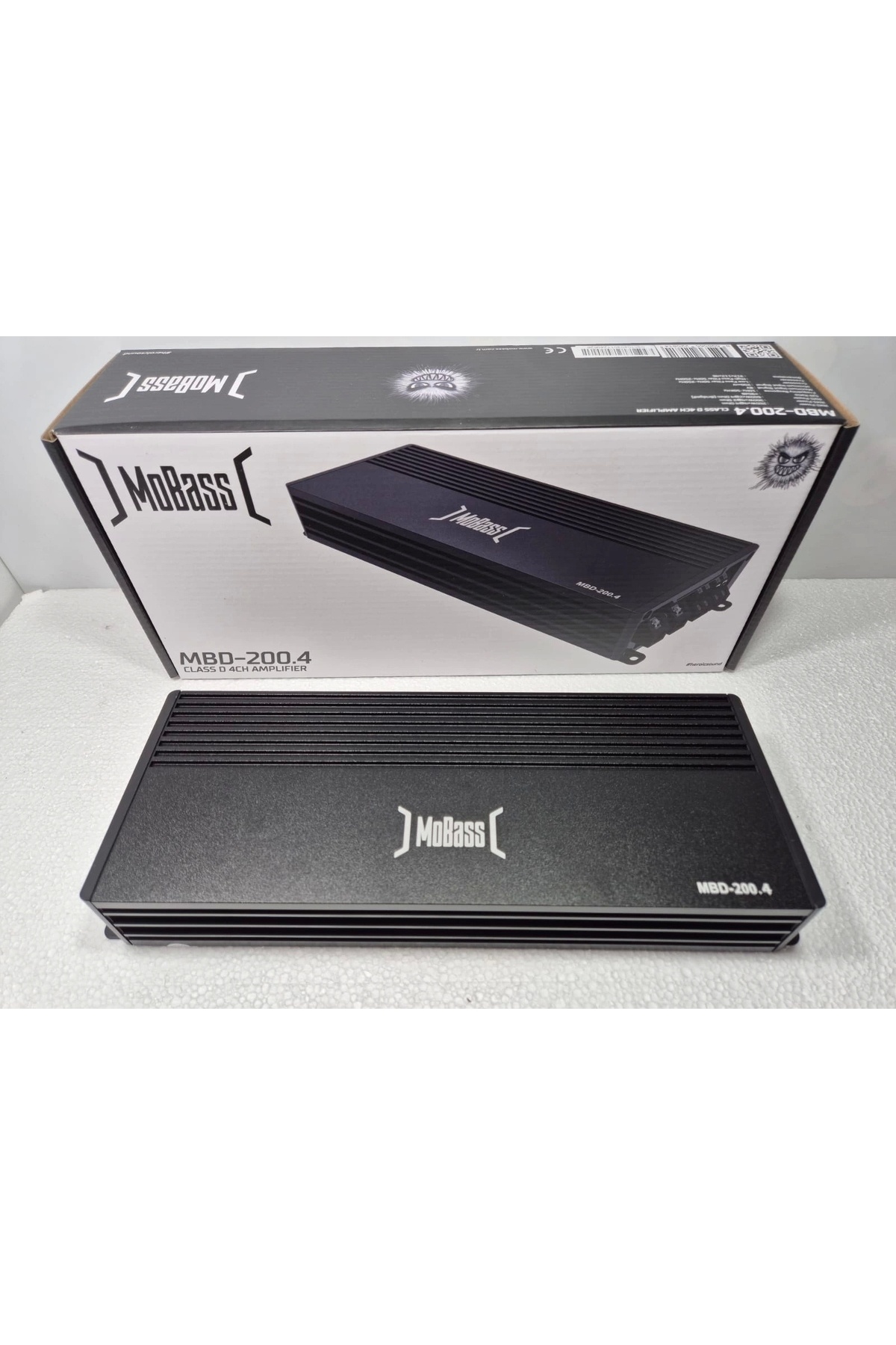 MOBAX 4 Kanal Amfi – 4 x 200 RMS Ses ve Bass Amfisi – MBD-200.4 Oto Anfi