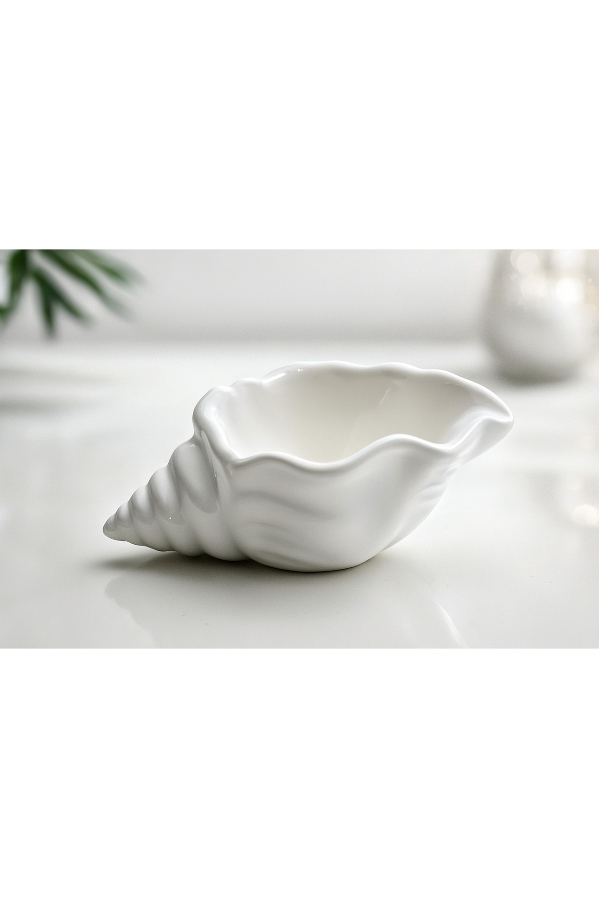 Handmade Seashell Multipurpose Decor Container Mini Pot/Jewelry Container/Candle Holder/Promise–Engagement Souvenir (2 pcs)