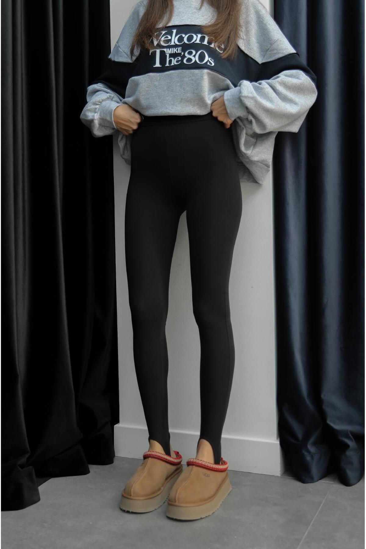 Havoş Чорні легінси з відкритою п'ятою