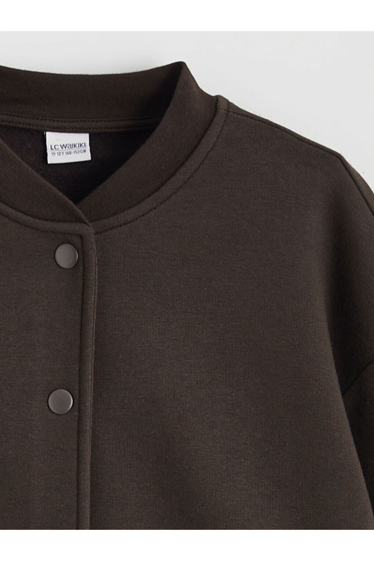 LC Waikiki LCW Kids Kahverengi Uzun Kollu Kız Çocuk Kolej Ceket fotoğrafı 2 (önizleme)