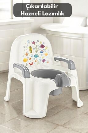 PONÇİK STORE Çocuk Tuvalet Eğitimi Lazımlığı - Hazneli Oturak Lazımlık