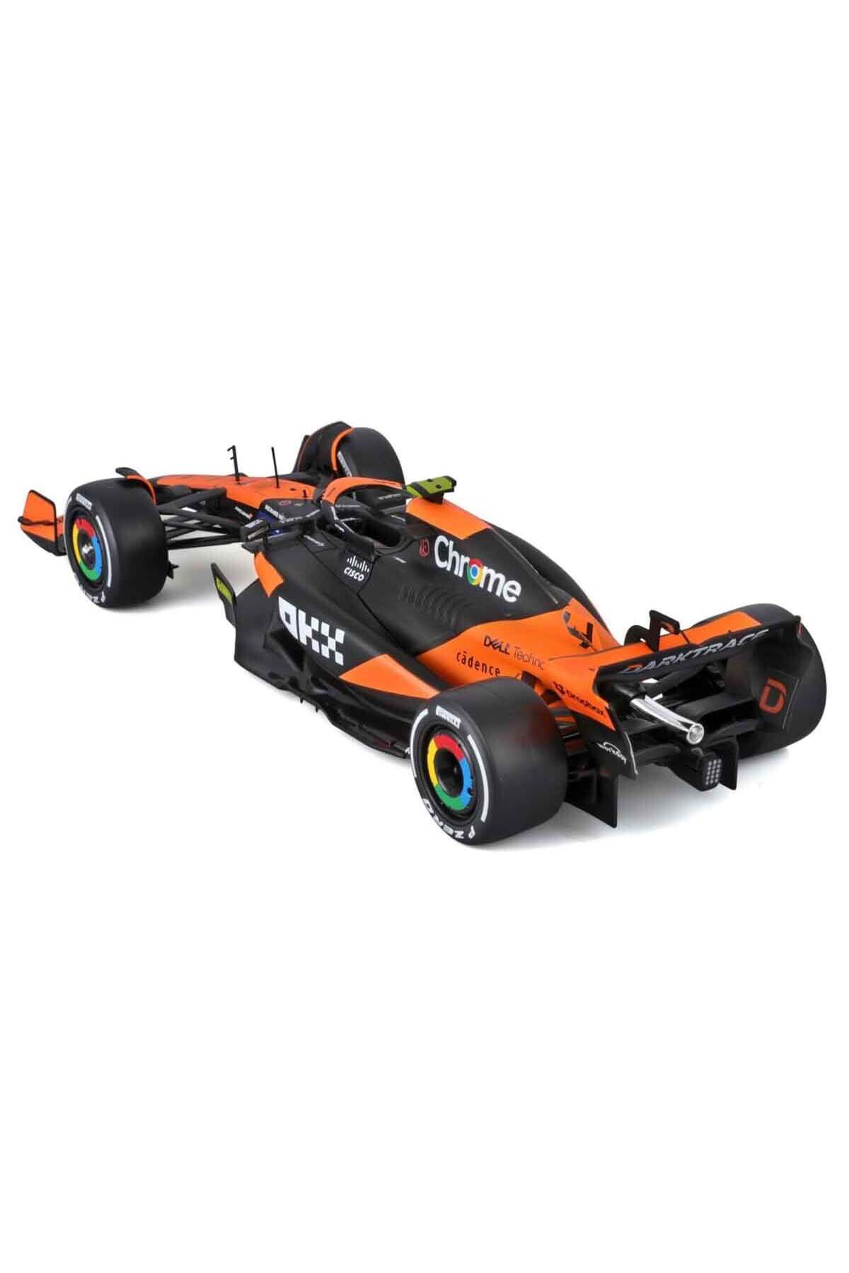 Genel Markalar 1:24 McLaren MCL38 Miami Grand Prix 2024 Figürlü