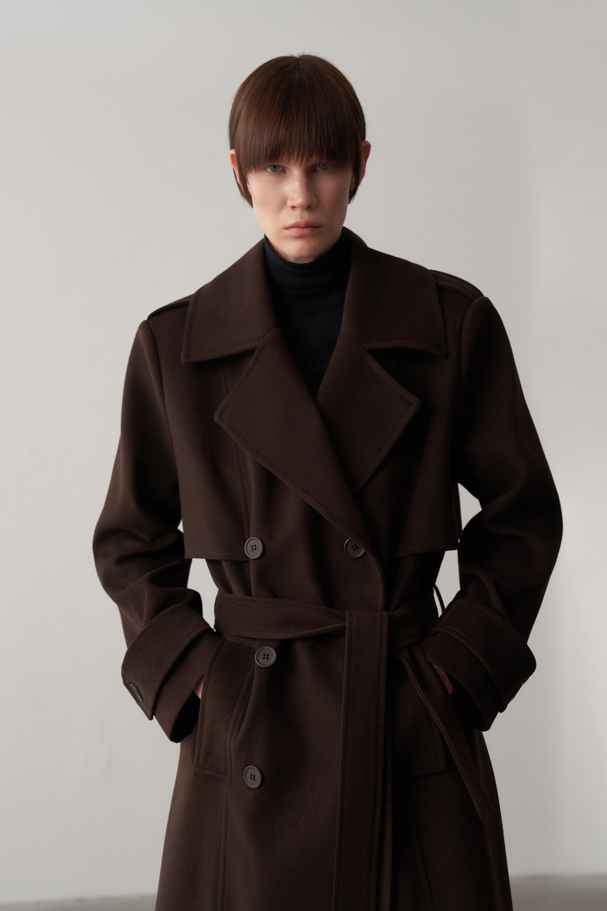 Mathilda Store  Acı Kahve Andrea Private Edition Kaban - Görsel 5