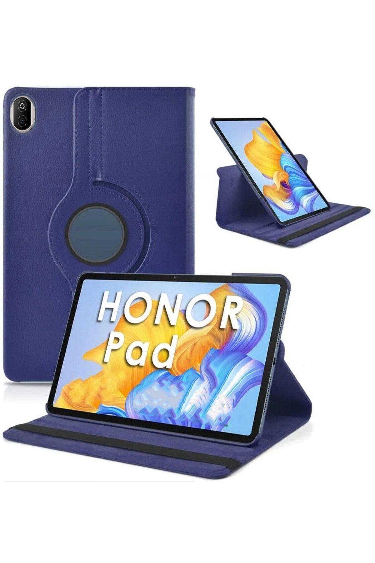 Huawei Honor Pad X7 8.7 Inch Compatible 360 Rotatable Stand Faux Leather Tablet Case