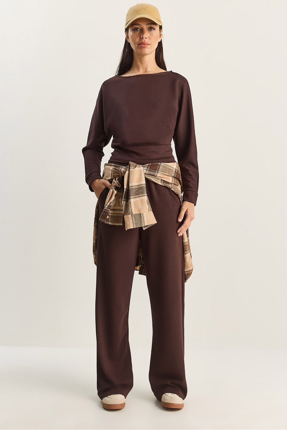 Bianco Lucci Kadın Yumuşak Modal Bluz Pantolon Takım 4112 60283845