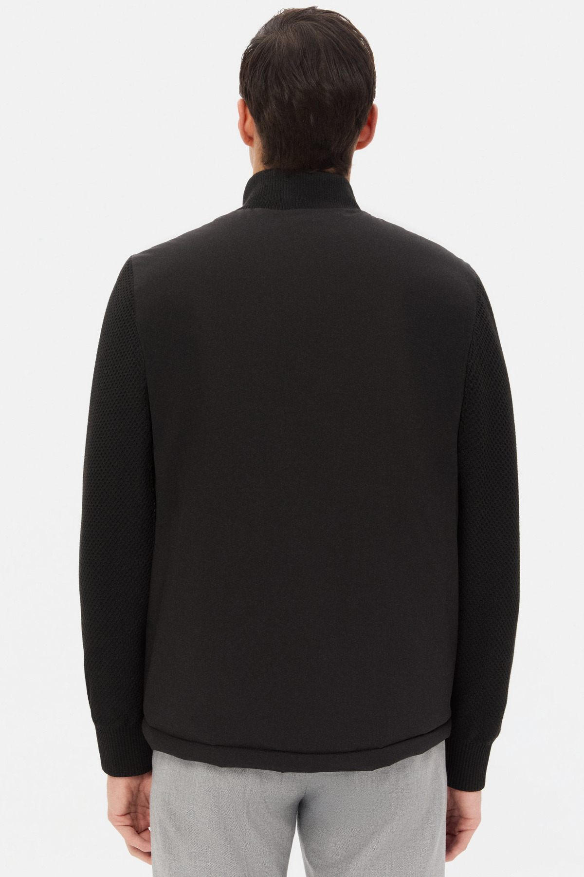 کاپشن مشکی ساده Ds Damat مدل Regular Fit