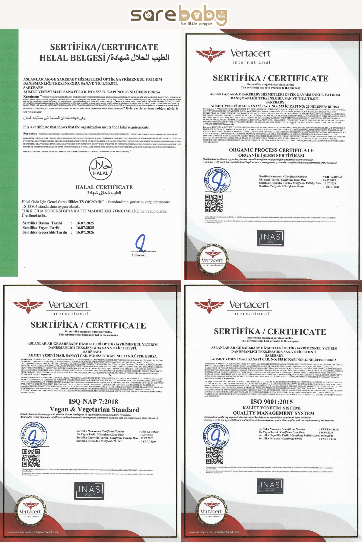 Sarebaby Bebek Nemlendirici Losyon %100 Doğal 50ml fotoğrafı 5 (önizleme)