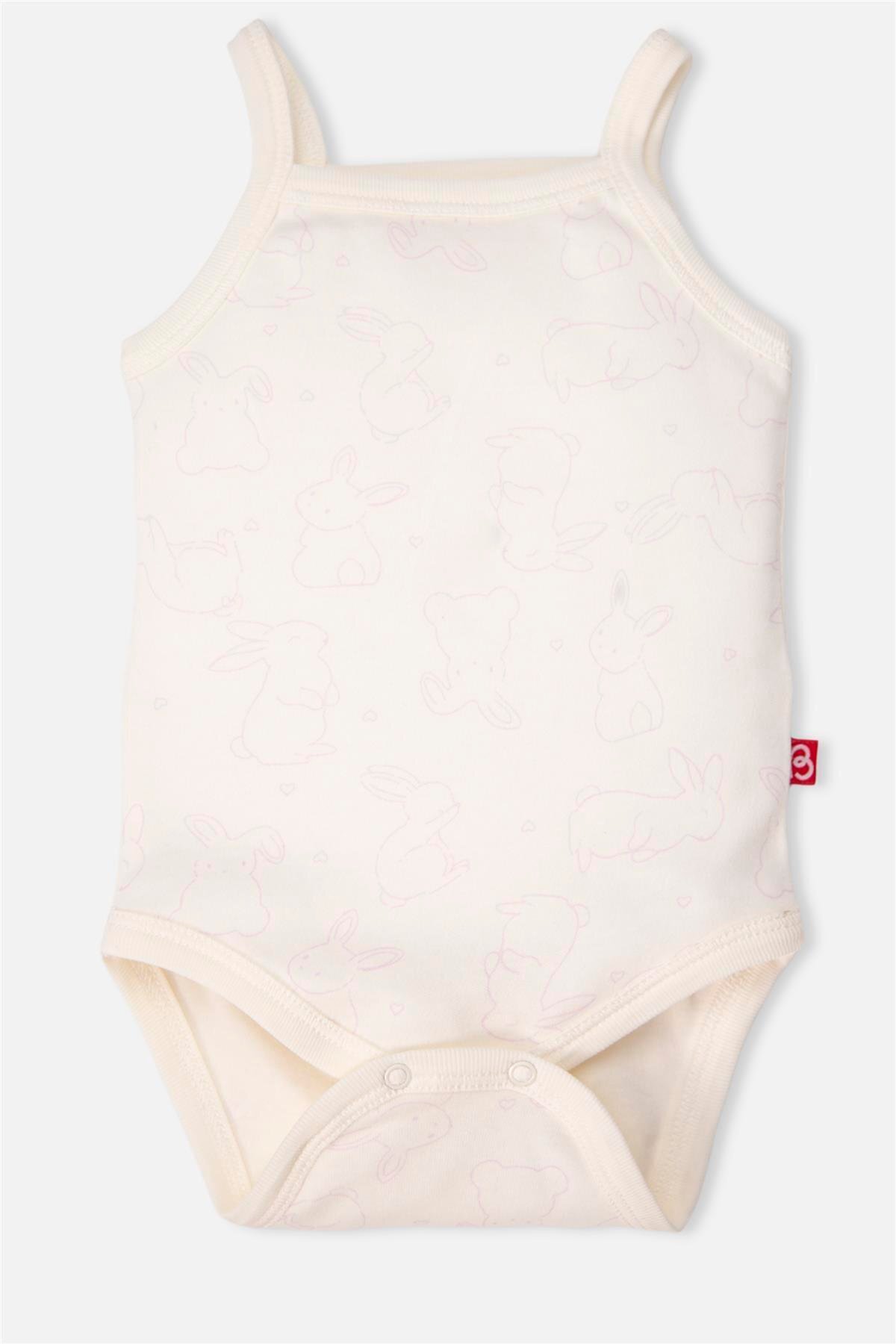 Bebetto İP ASKILI BODY 3LÜ (CUTE BUNNY) PEMBE fotoğrafı 2 (önizleme)
