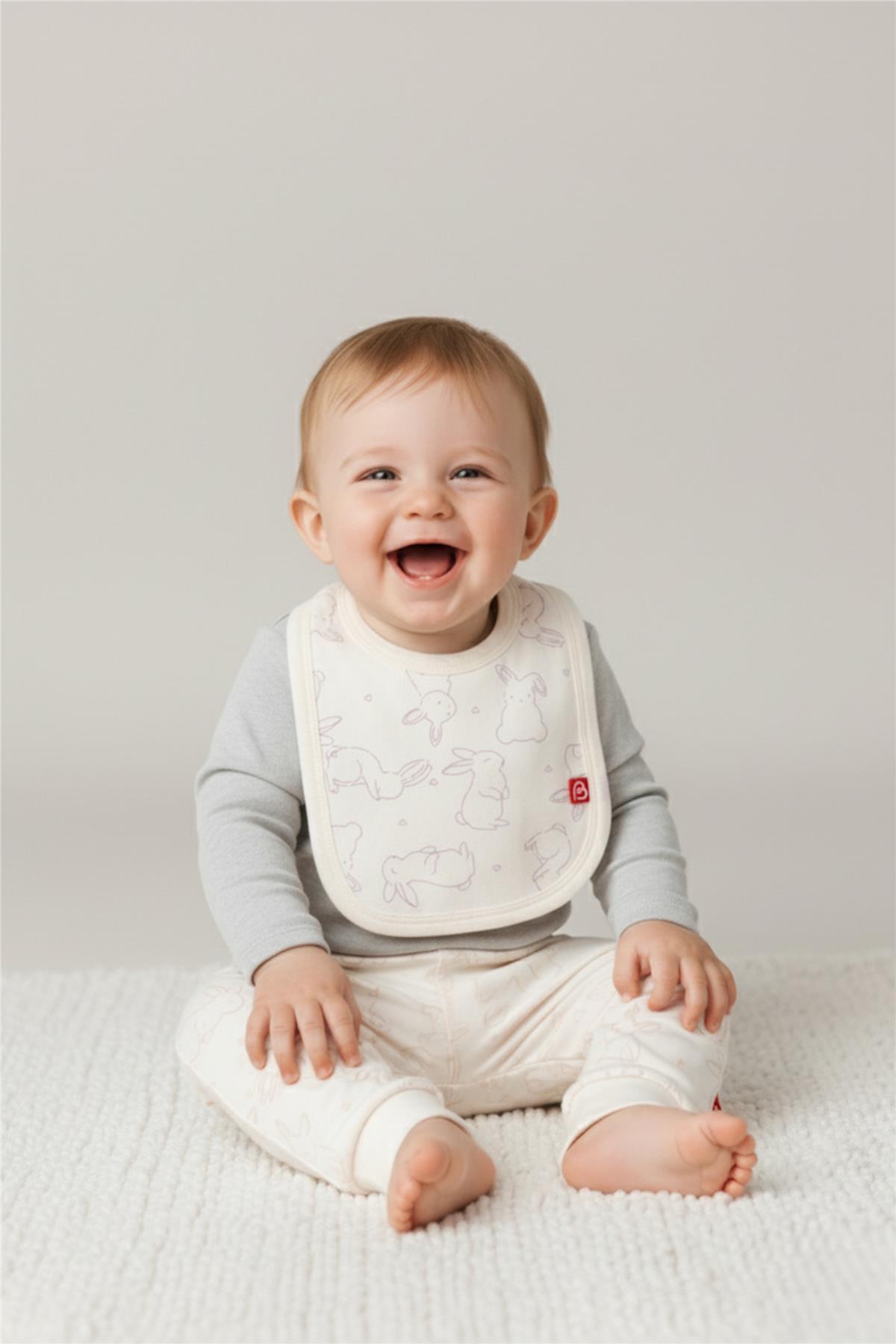 Bebetto SIVAMALI ÖNLÜK 3LÜ (CUTE BUNNY) MOR fotoğrafı 7 (önizleme)