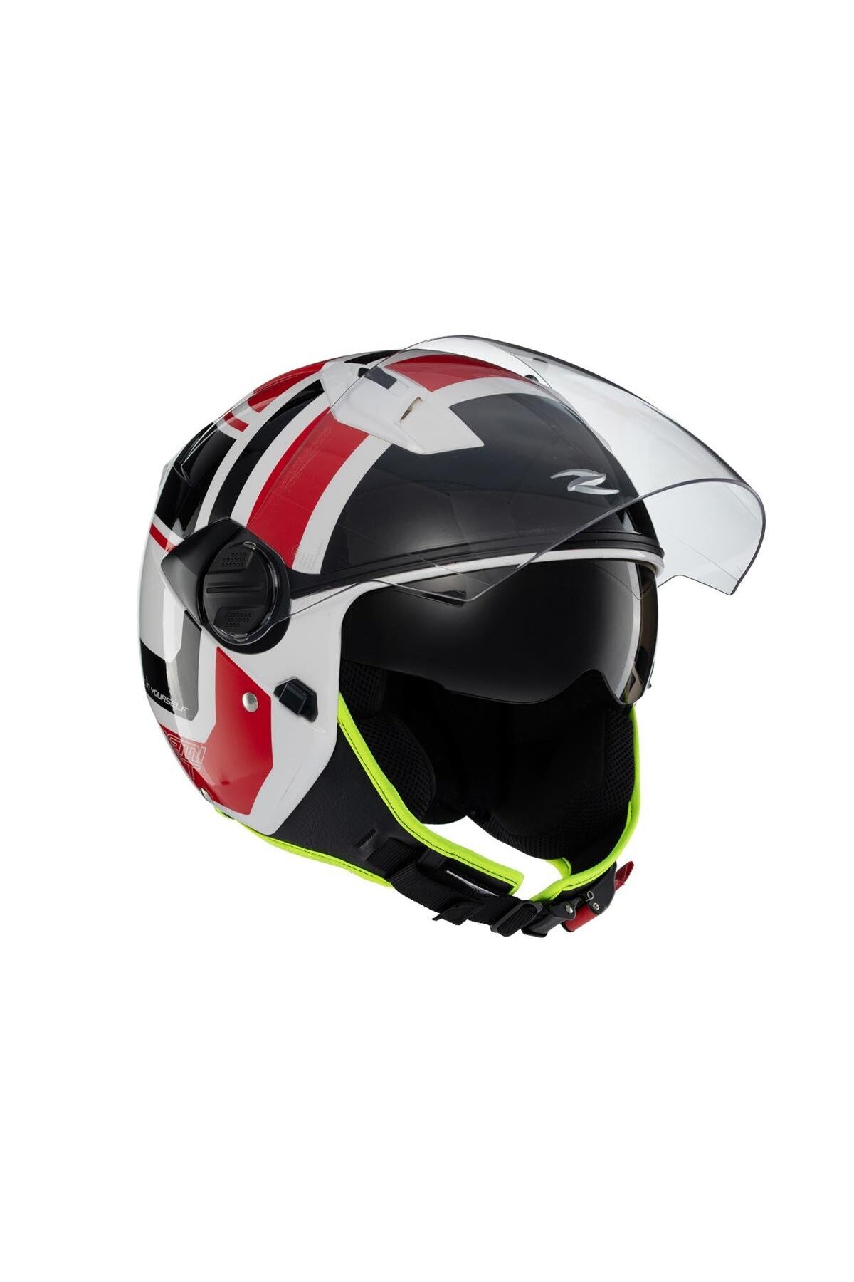 ZEUS ZS-213 AX5 White Black Red Açık Kask - Fiyatı, Yorumları