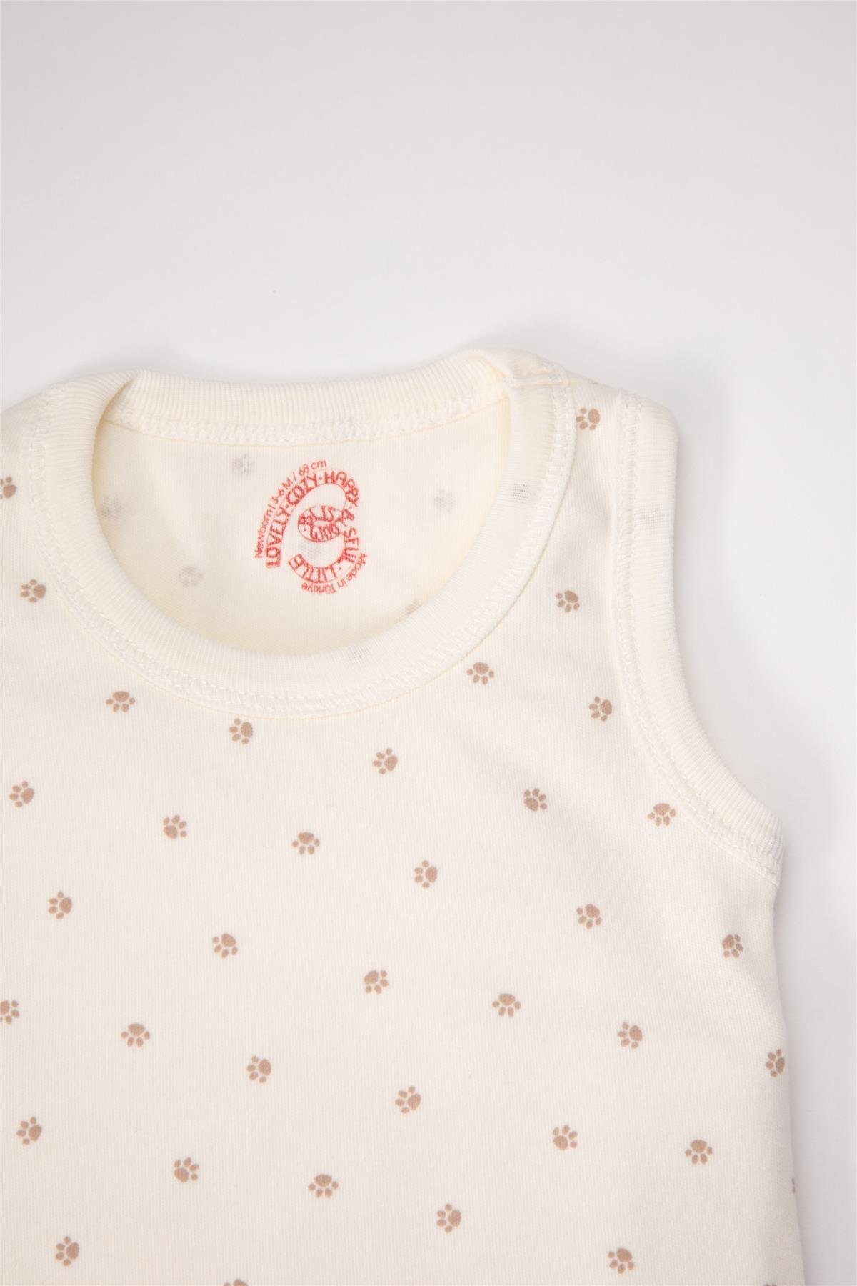 Bebetto ATLET BODY 3LÜ (CUTE BEAR) BEJ fotoğrafı 3 (önizleme)