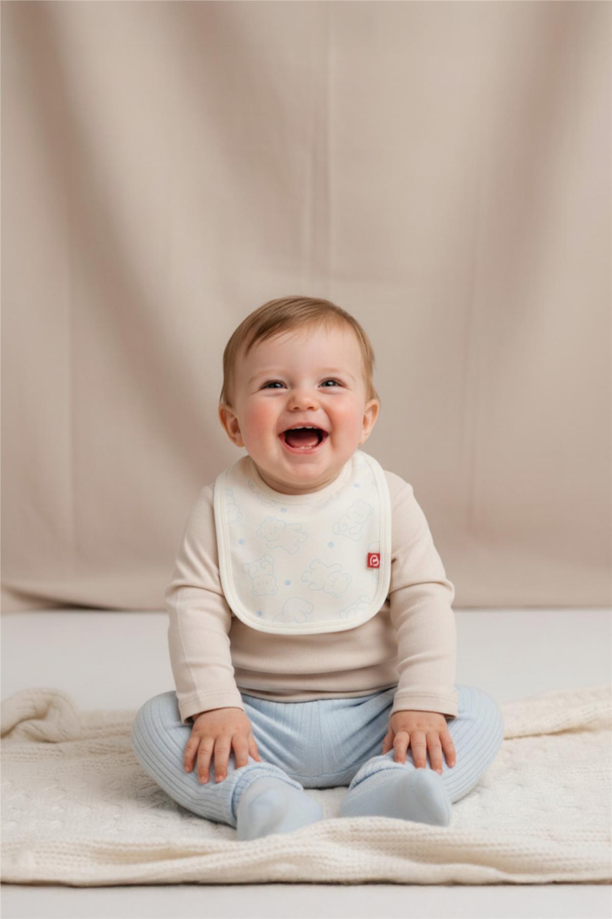 Bebetto SIVAMALI ÖNLÜK 3LÜ (CUTE BEAR) MAVİ fotoğrafı 7 (önizleme)