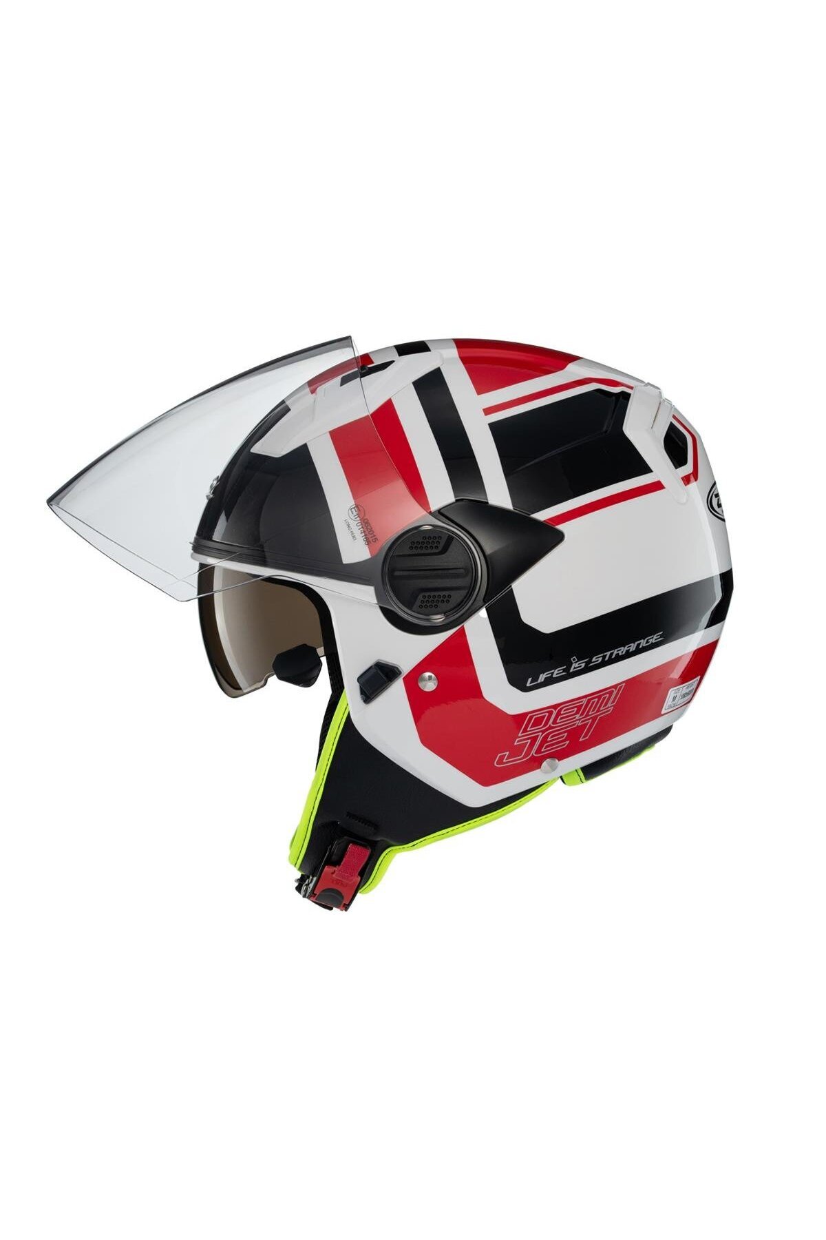 ZEUS ZS-213 AX5 White Black Red Açık Kask - Fiyatı, Yorumları
